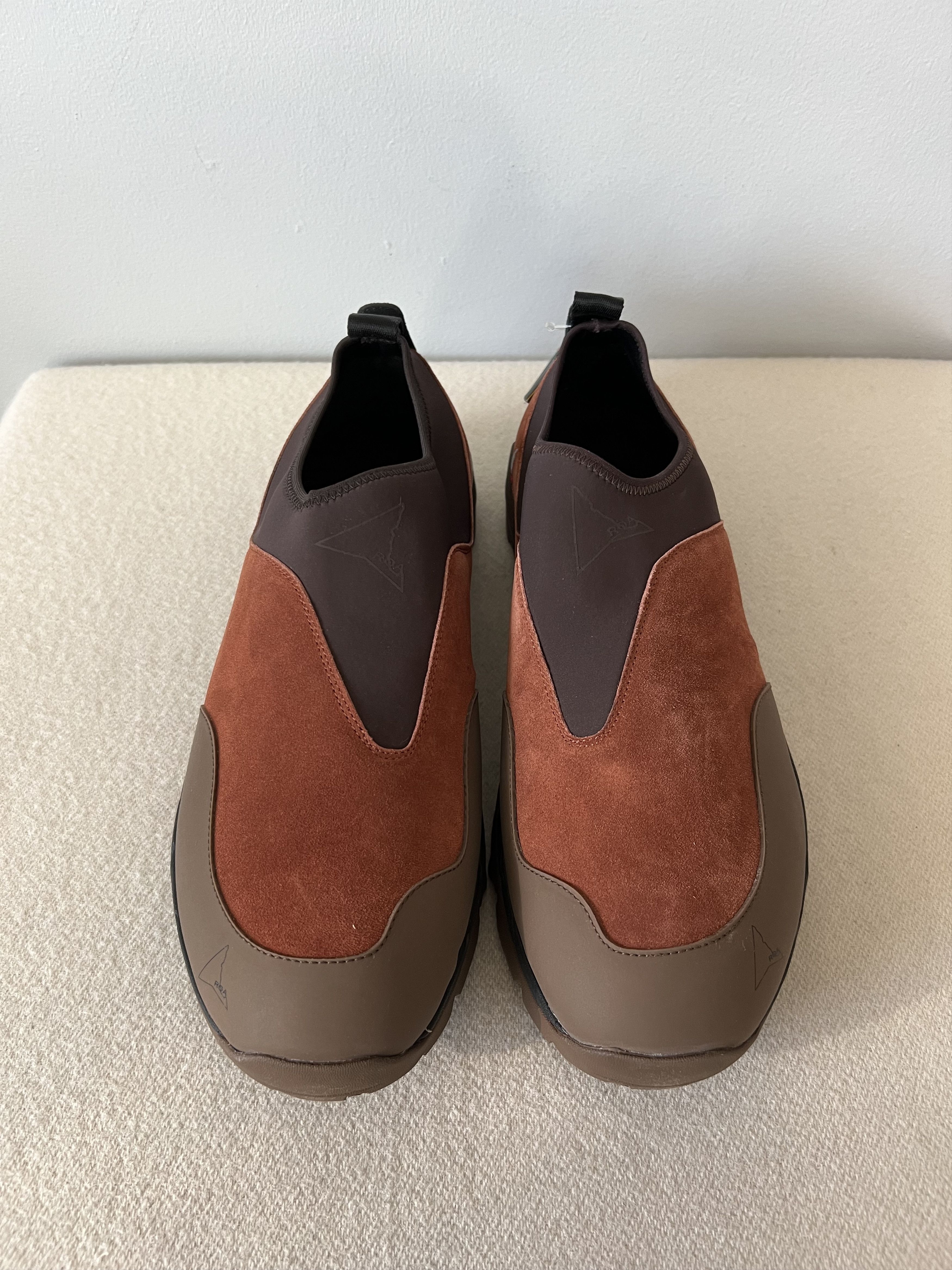 ROA ROA Slip On Sneakers in Rust Brown Size US 12 / EU 45 - 4 Thumbnail