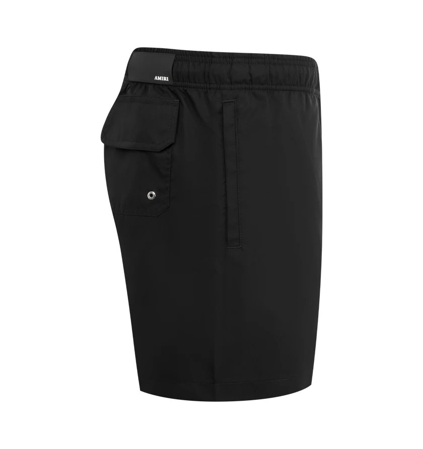 Amiri o1h1sh11225 Club Amiri Swim Trunk in Black Size US 38 / EU 54 - 3 Thumbnail