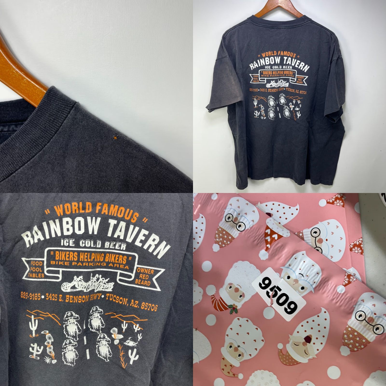 Vintage VINTAGE 90s On the Road Again Biker Sun Faded Single Stitch Shirt 2XL Emblem Size US XXL / EU 58 / 5 - 8 Thumbnail