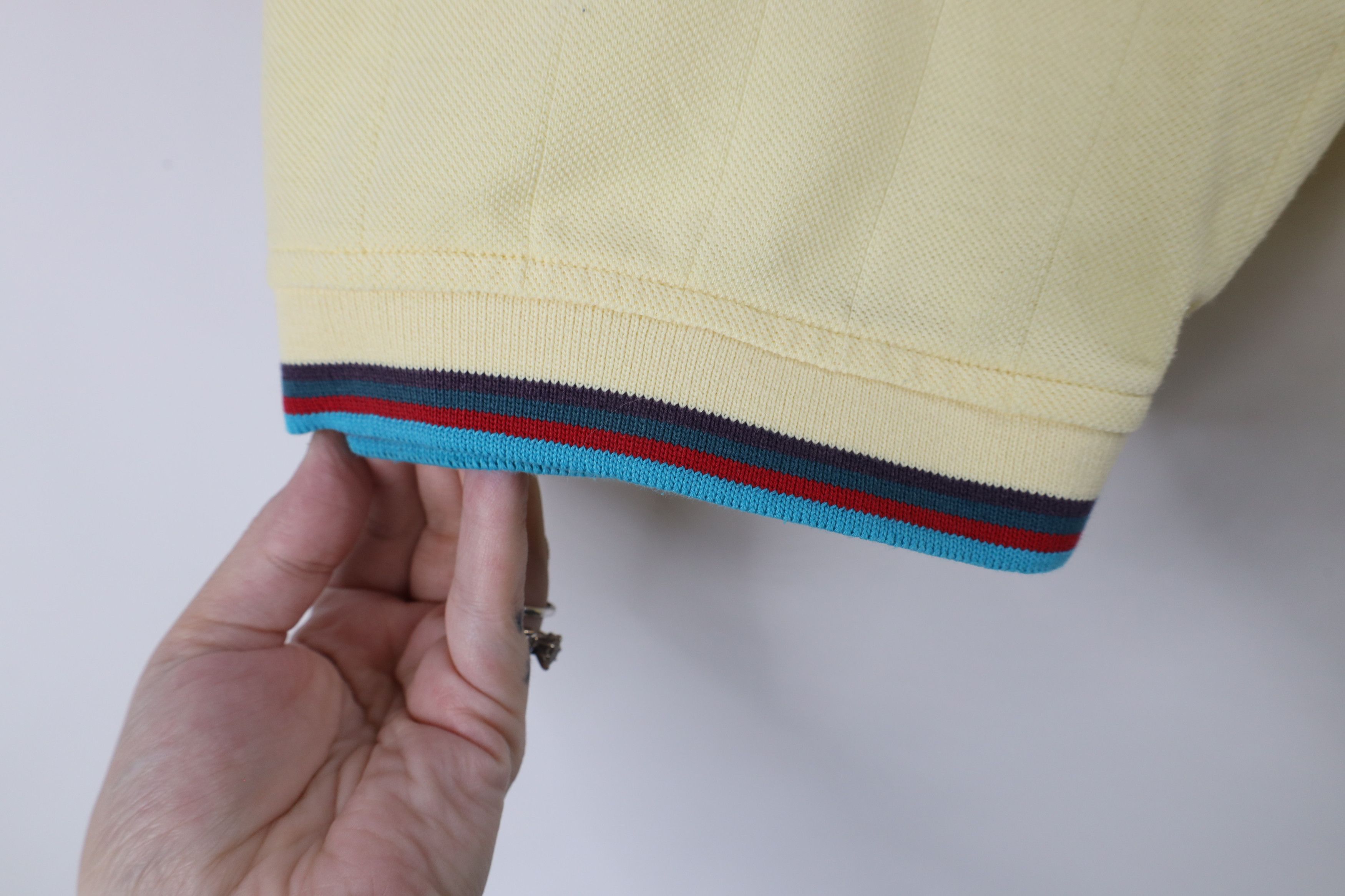 Vintage Vintage 90s Streetwear Striped Knit Collared Polo Shirt Size US M / EU 48-50 / 2 - 7 Thumbnail