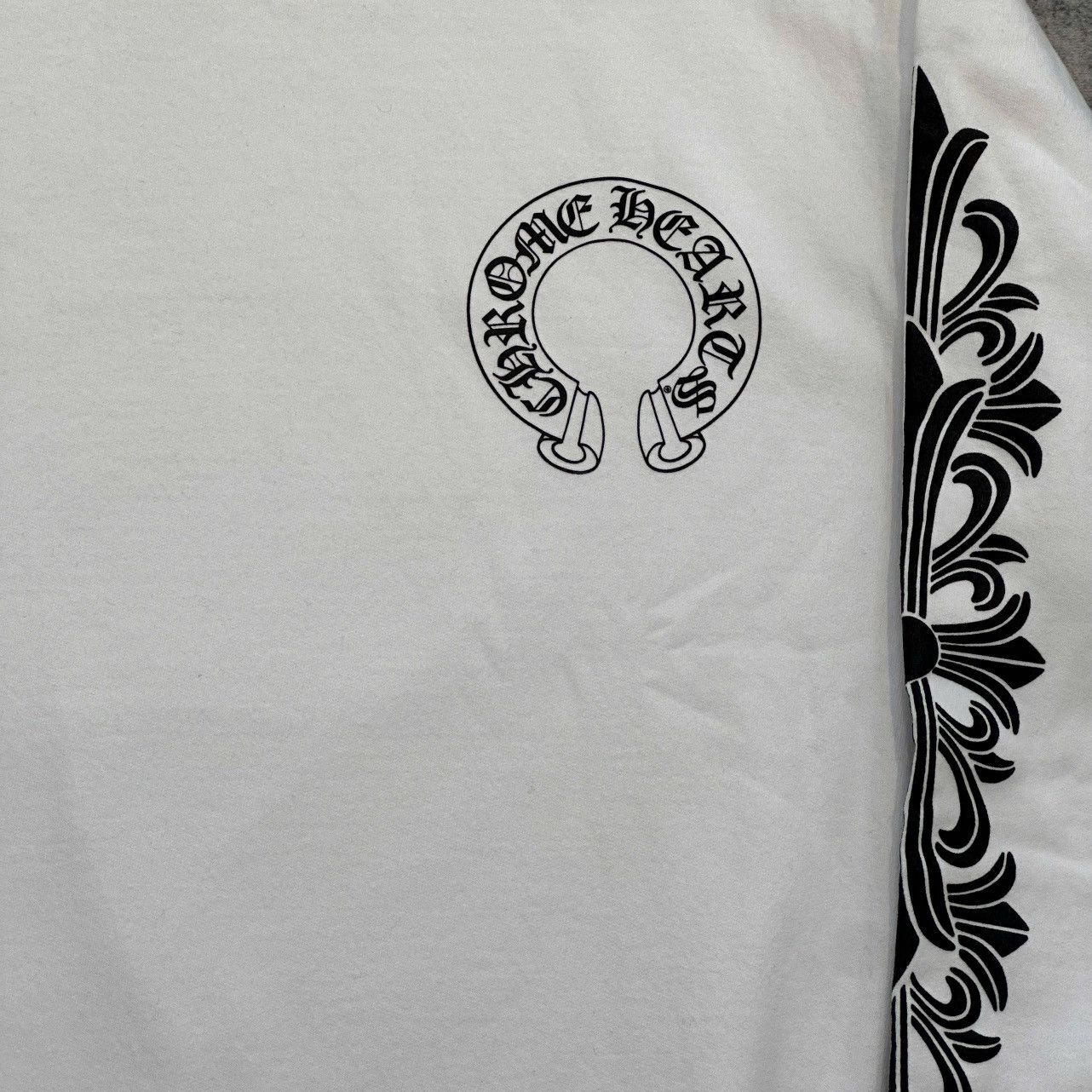 Chrome Hearts Chrome hearts Horse shoe sweater white Size US XL / EU 56 / 4 - 3 Thumbnail