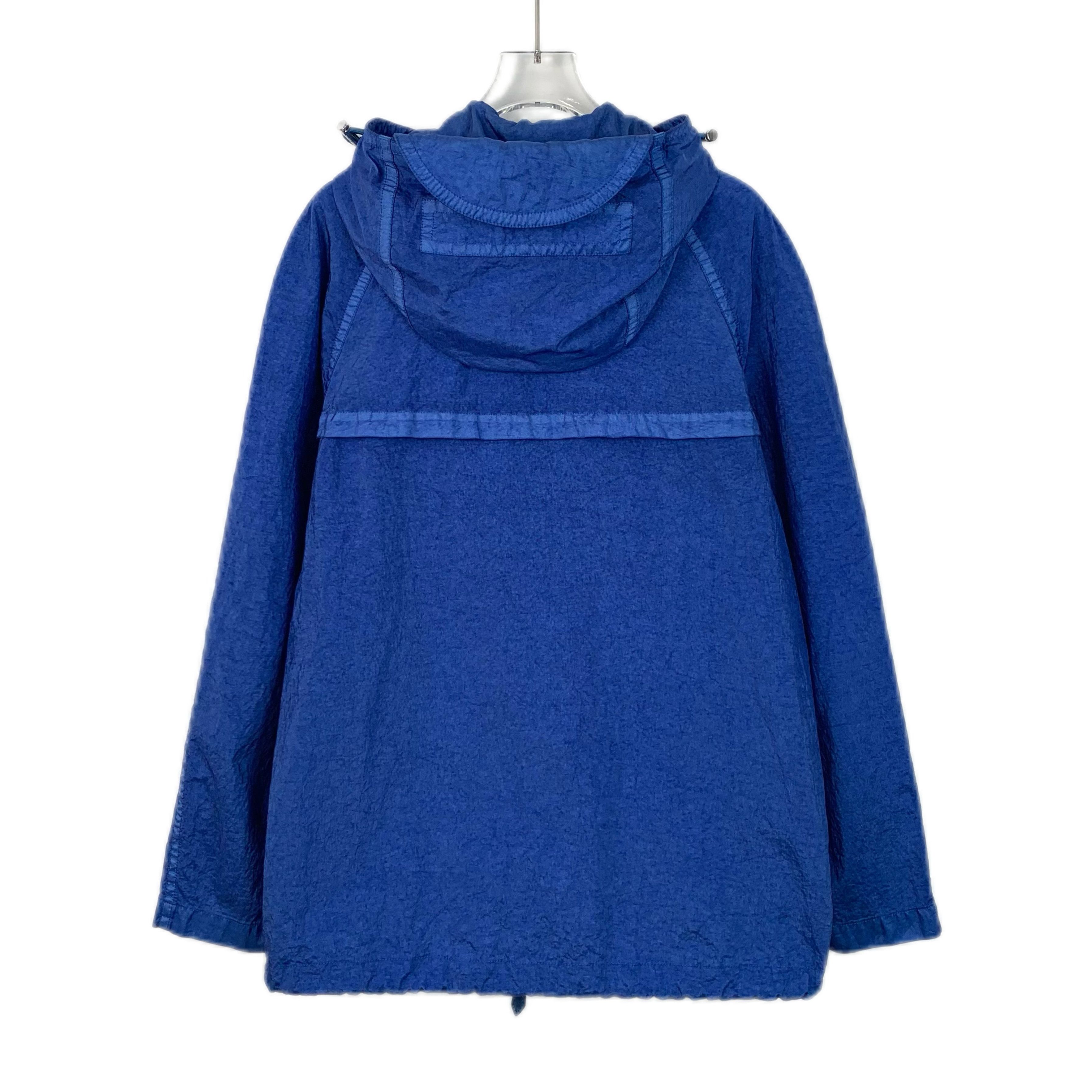 Burberry Burberry Blue Logo Hooded Zip-Up Jacket (46 S) Size US S / EU 44-46 / 1 - 7 Thumbnail