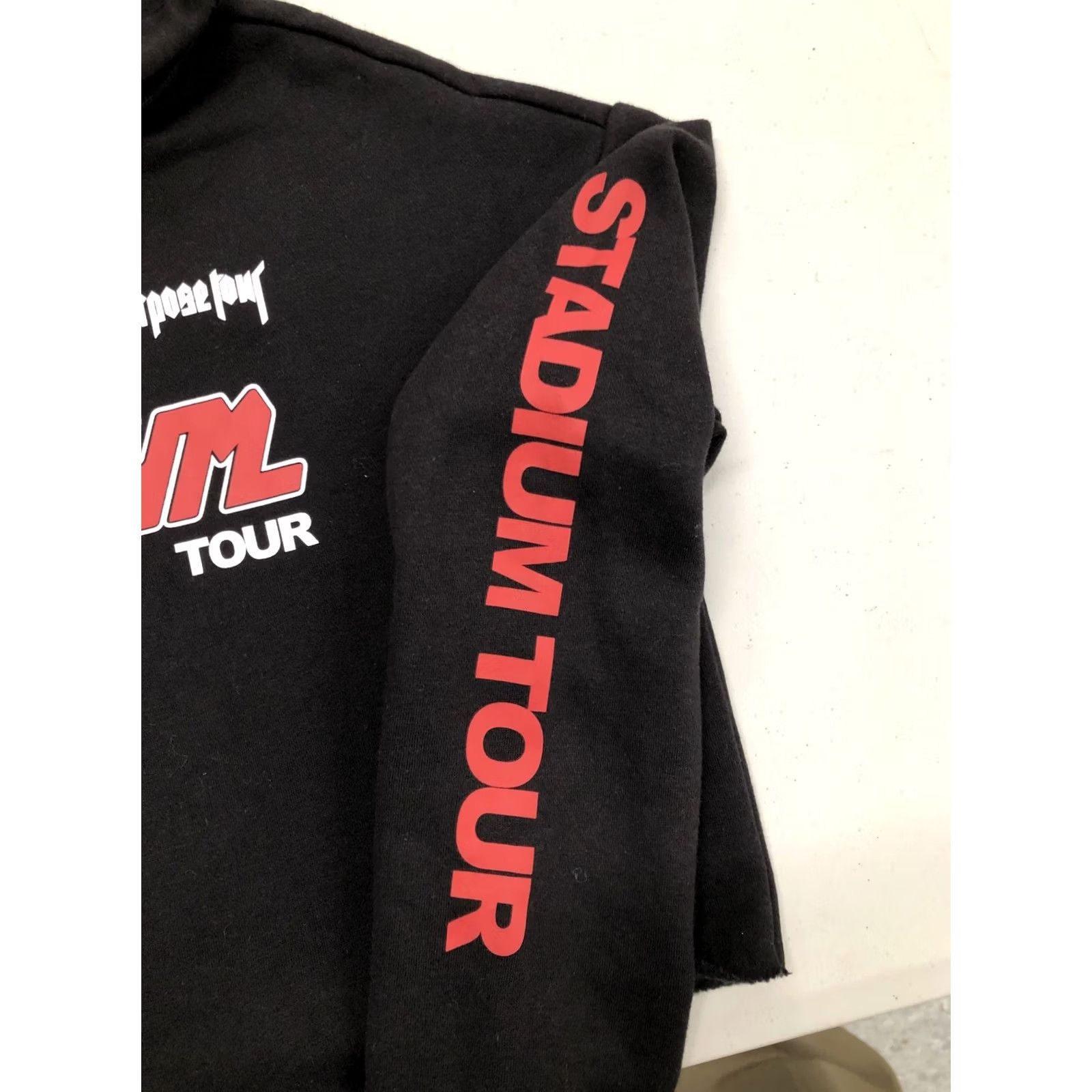 Vintage VINTAGE Justin Bieber Purpose Stadium Tour Black Cropped Hoodie Sweatershirt XS Size XS / US 0-2 / IT 36-38 - 6 Thumbnail