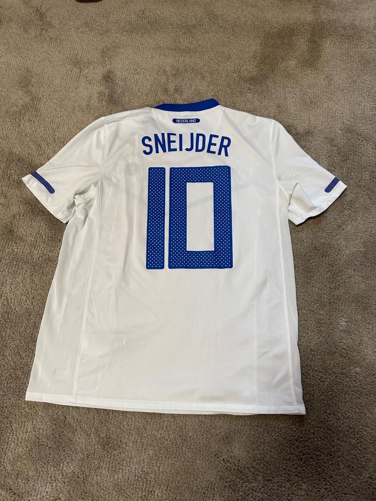 Nike SNEIJNER #10 NETHERLANDS 2010FOOTBALL SHIRT SOCCER JERSEY Size US M / EU 48-50 / 2 - 6 Thumbnail