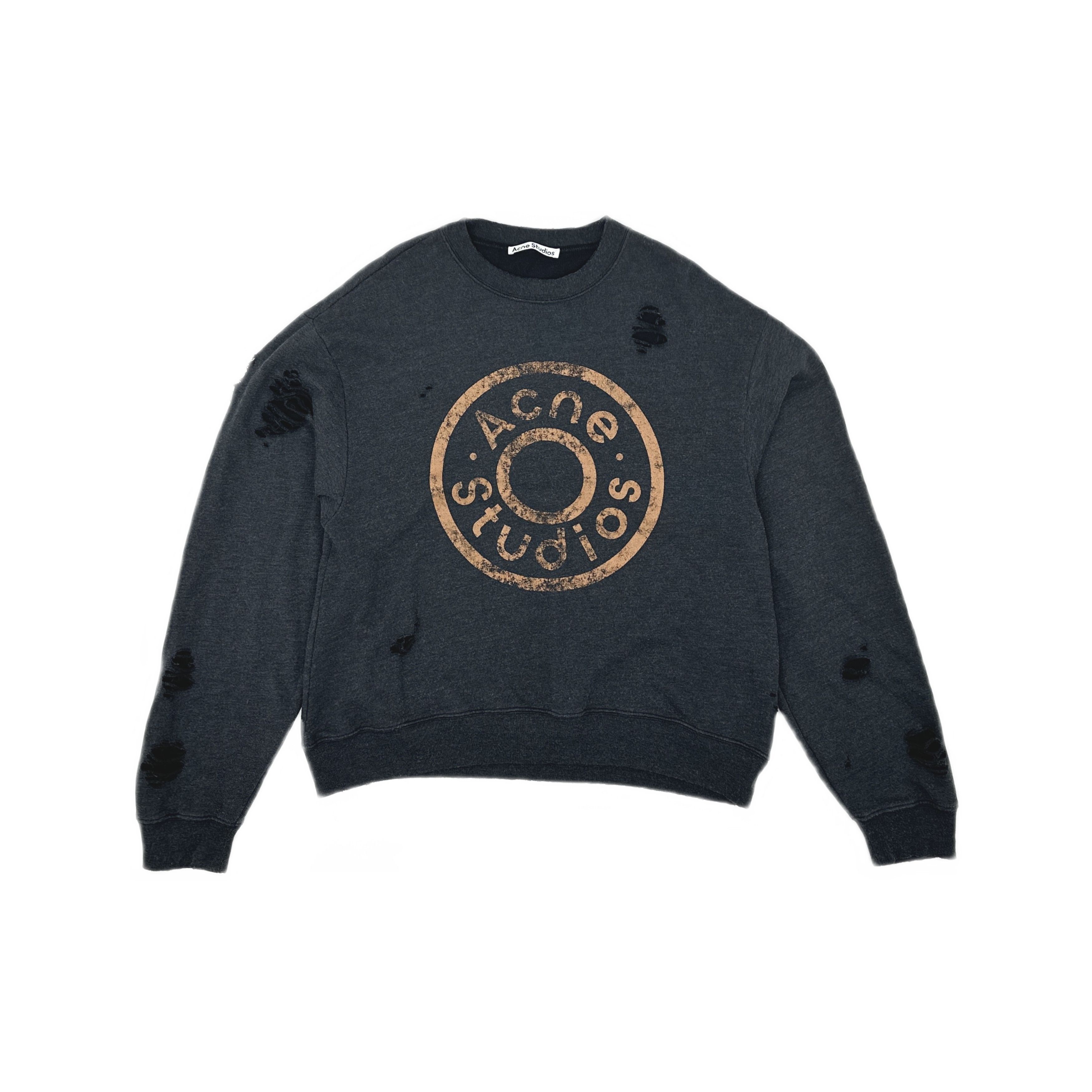 Acne Studios Acne Studios L.NYG.23 Spell Out Beta Flock Oversized