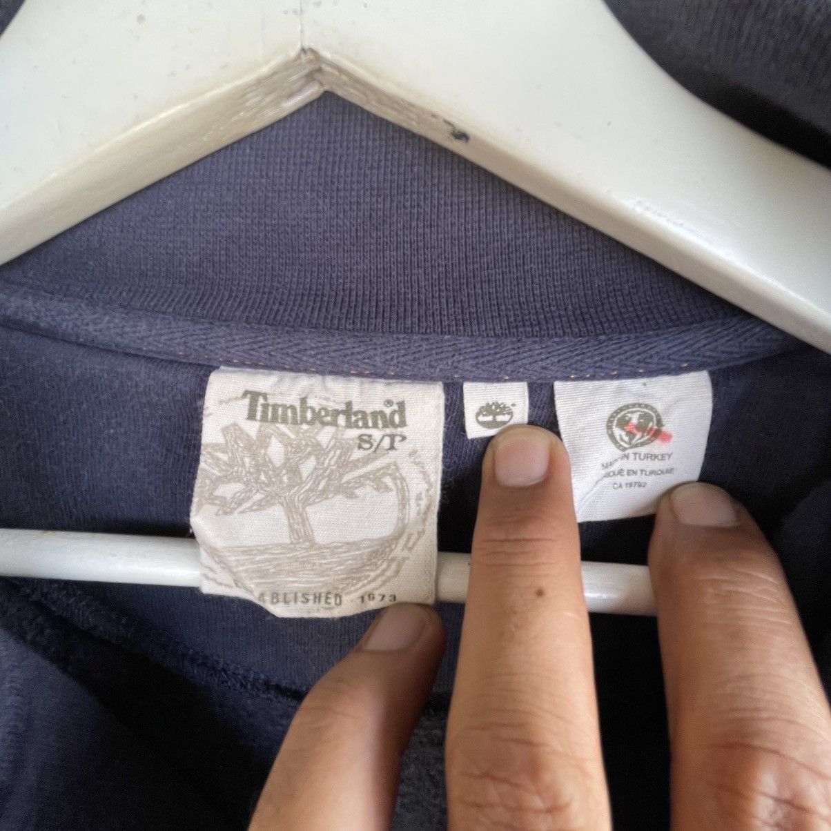 Timberland Vintage Timberland Zipper Sweatshirt Size US S / EU 44-46 / 1 - 7 Thumbnail