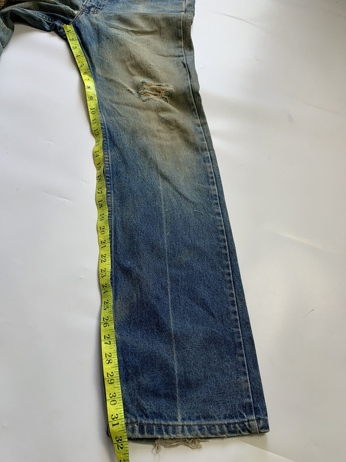 Levi's Vintage Clothing levis 517 vintage 80s blue jeans wash pant Size US 31 - 13 Thumbnail