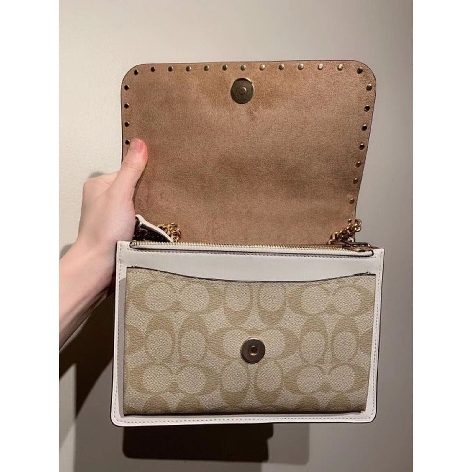Coach 90400 Klare Crossbody In Signature white