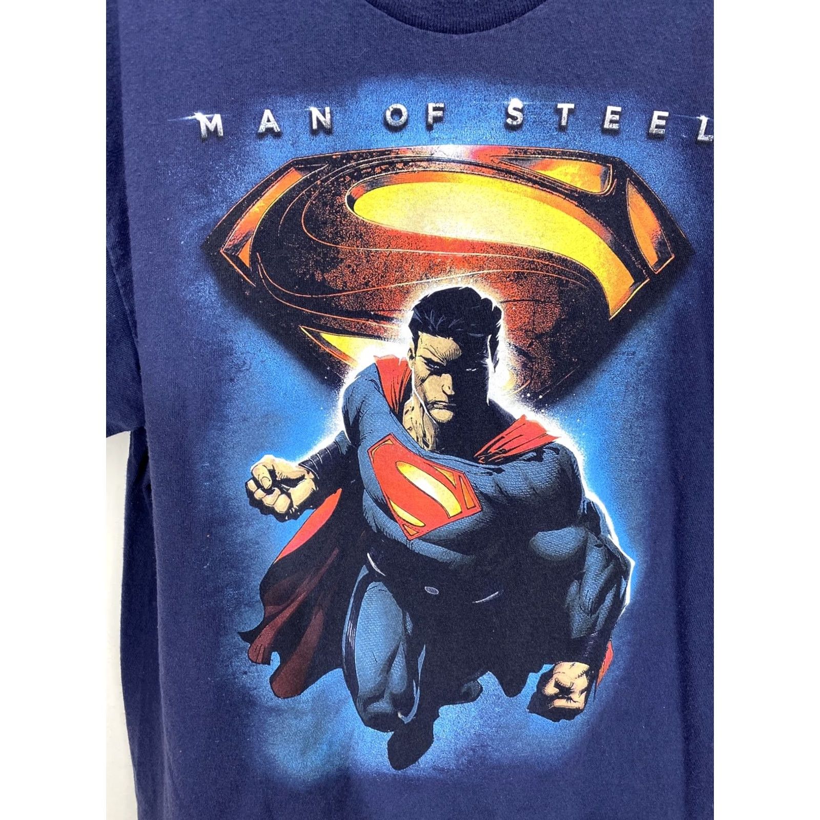 DC Comics DC Comics Superman Graphic T Shirt Men Large Blue Short Sleeve Crew Neck Logo 100% Cotton Man of Steel Vintage No Size US L / EU 52-54 / 3 - 2 Thumbnail