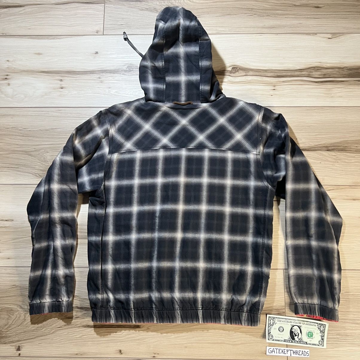 Sasquatchfabrix Sasquatchfabrix AW05 3D Rope Check Reversible Hoodie Size US M / EU 48-50 / 2 - 20 Thumbnail