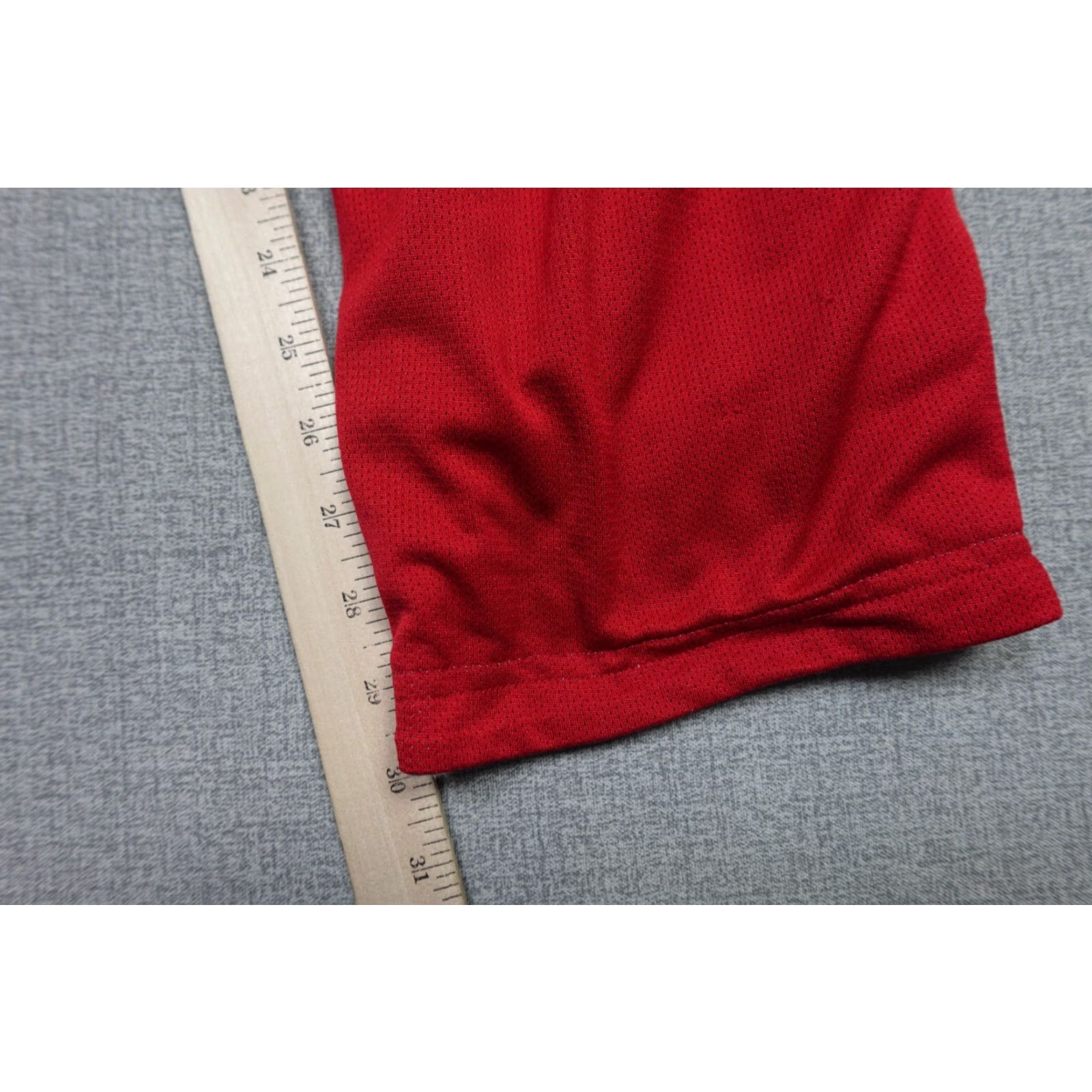 Nike VINTAGE Nike Pants Mens M Red Sweatpants Lounge Baggy Basketball Silver Tag Size US 31 - 7 Thumbnail