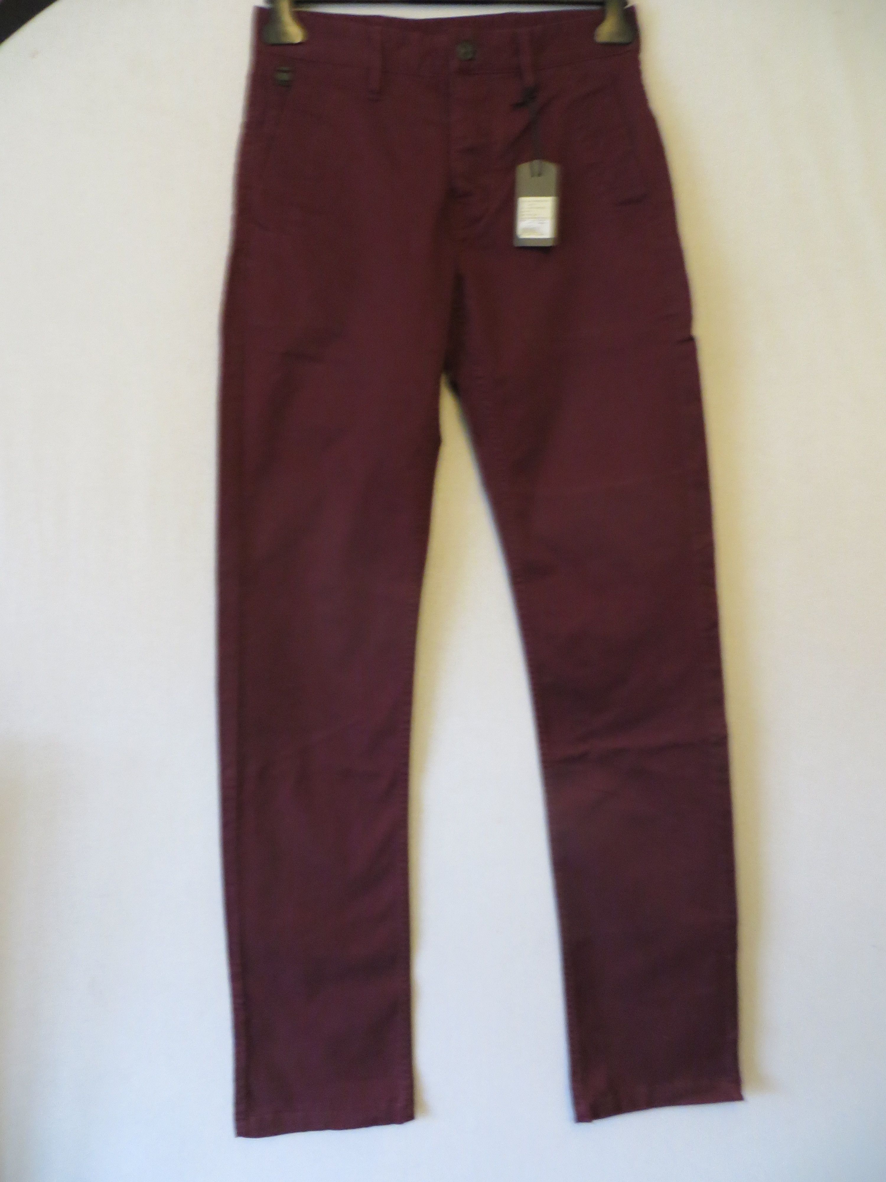 G-Star BRONSON BUGUNDY 30 X 36 LONG LEG PANTS Size US 30 / EU 46 - 1 Thumbnail