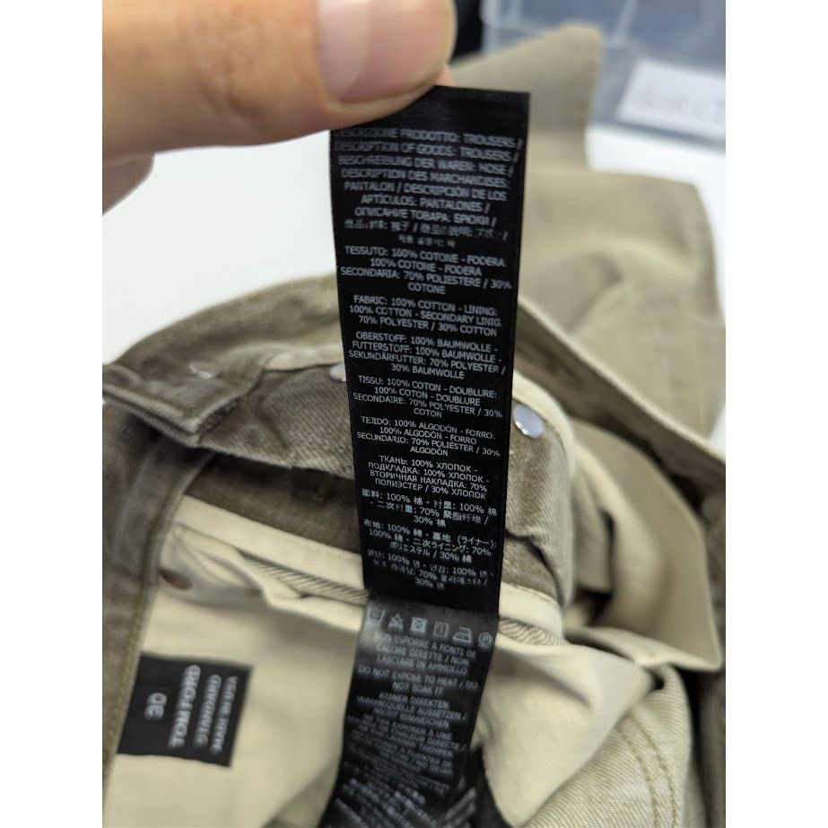 Tom Ford o1rshd1 Denim Jeans in Khaki Size US 30 / EU 46 - 20 Thumbnail