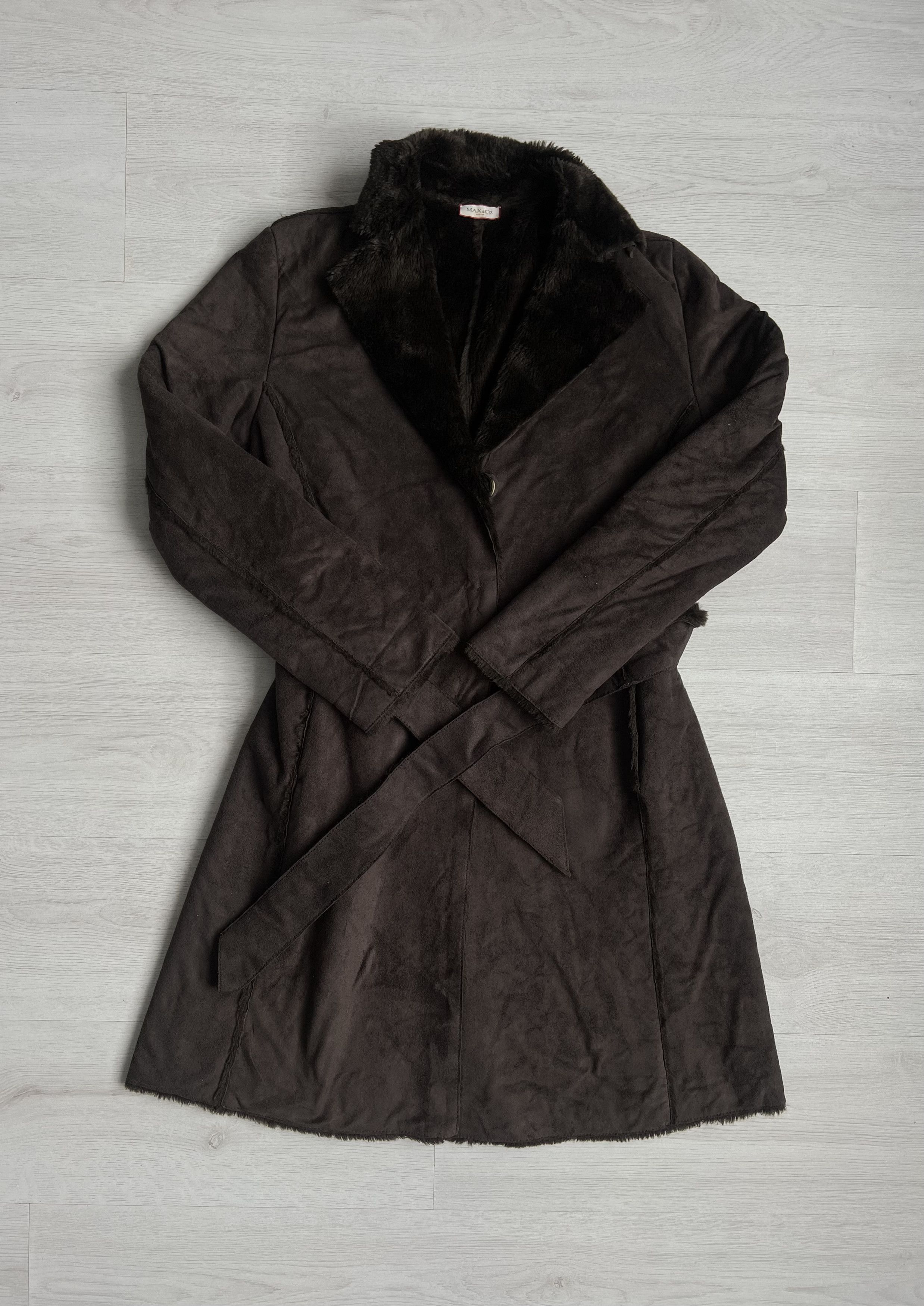 MAX&Co. Max & Co Brown Coat Size L / US 10 / IT 46 - 1 Thumbnail