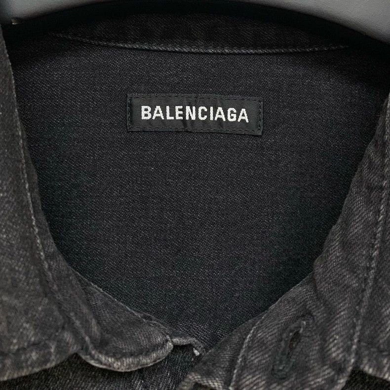 Balenciaga Balenciaga size 39 Black Denim Jacket Size US XS / EU 42 / 0 - 3 Thumbnail