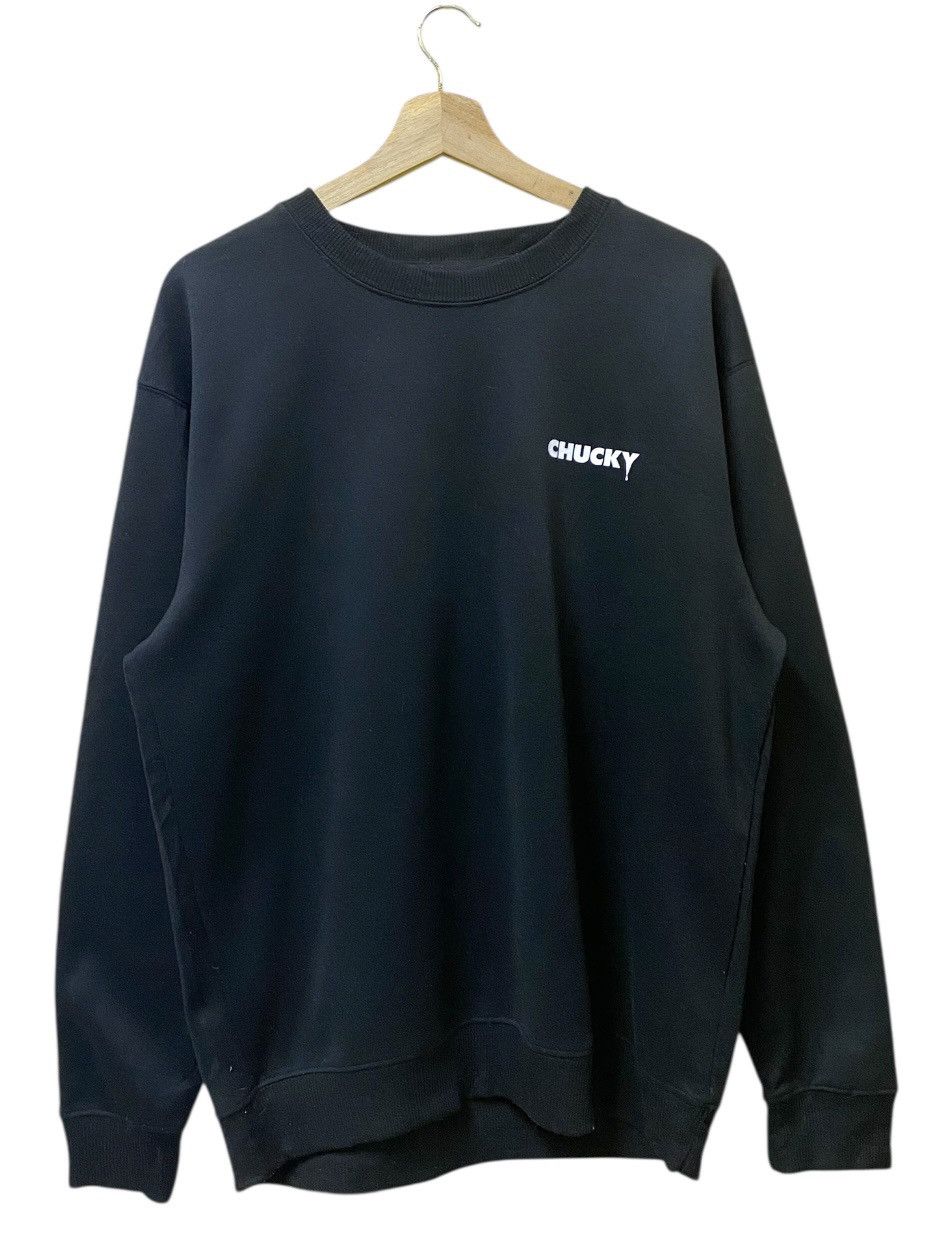 Expert Horror Chucky Sweatshirt Crewneck Tee Black Colour Size US L / EU 52-54 / 3 - 1 Thumbnail