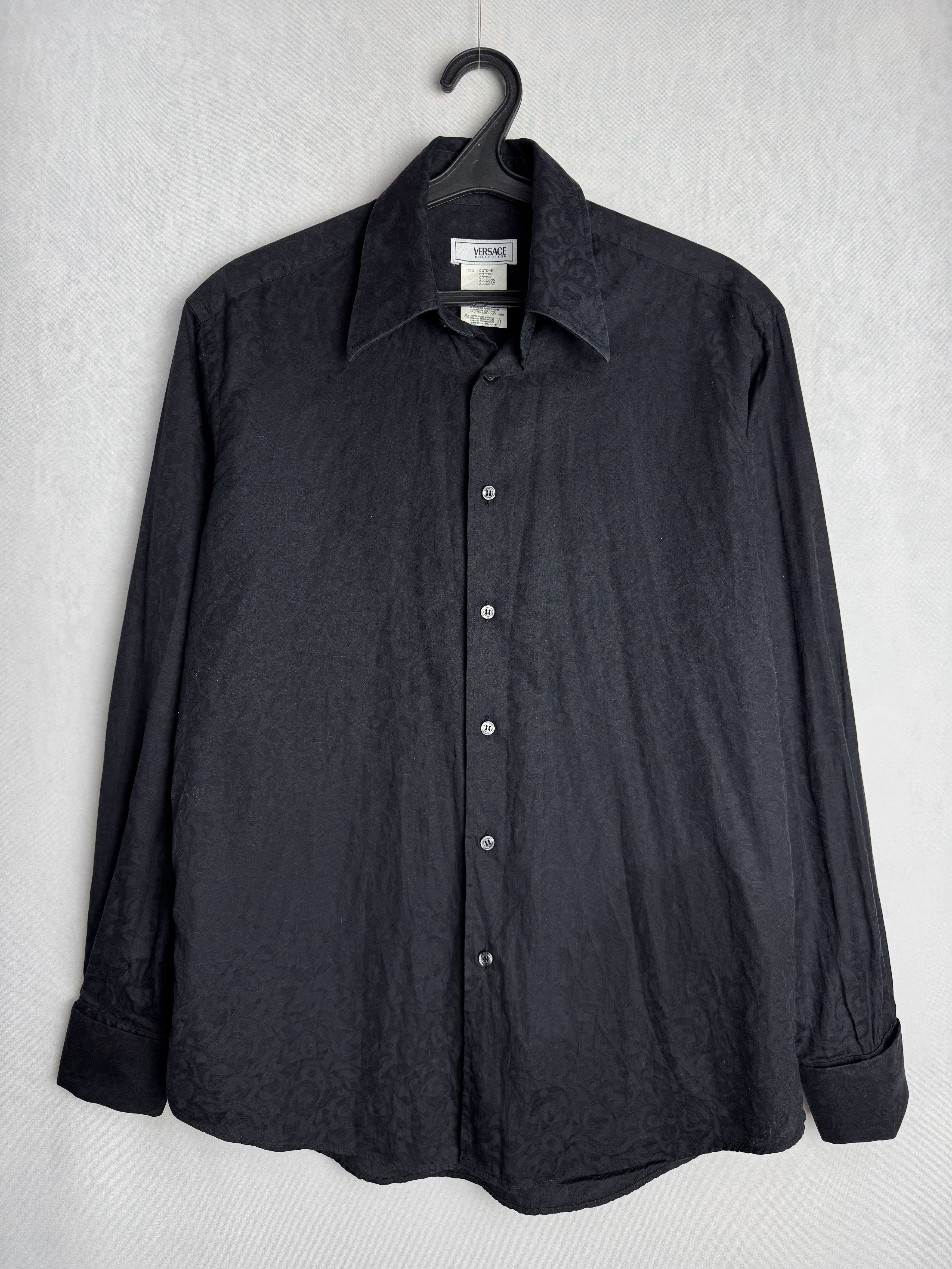 Versace VERSACE COLLECTION men’s cotton button up shirt Size US M / EU 48-50 / 2 - 1 Thumbnail