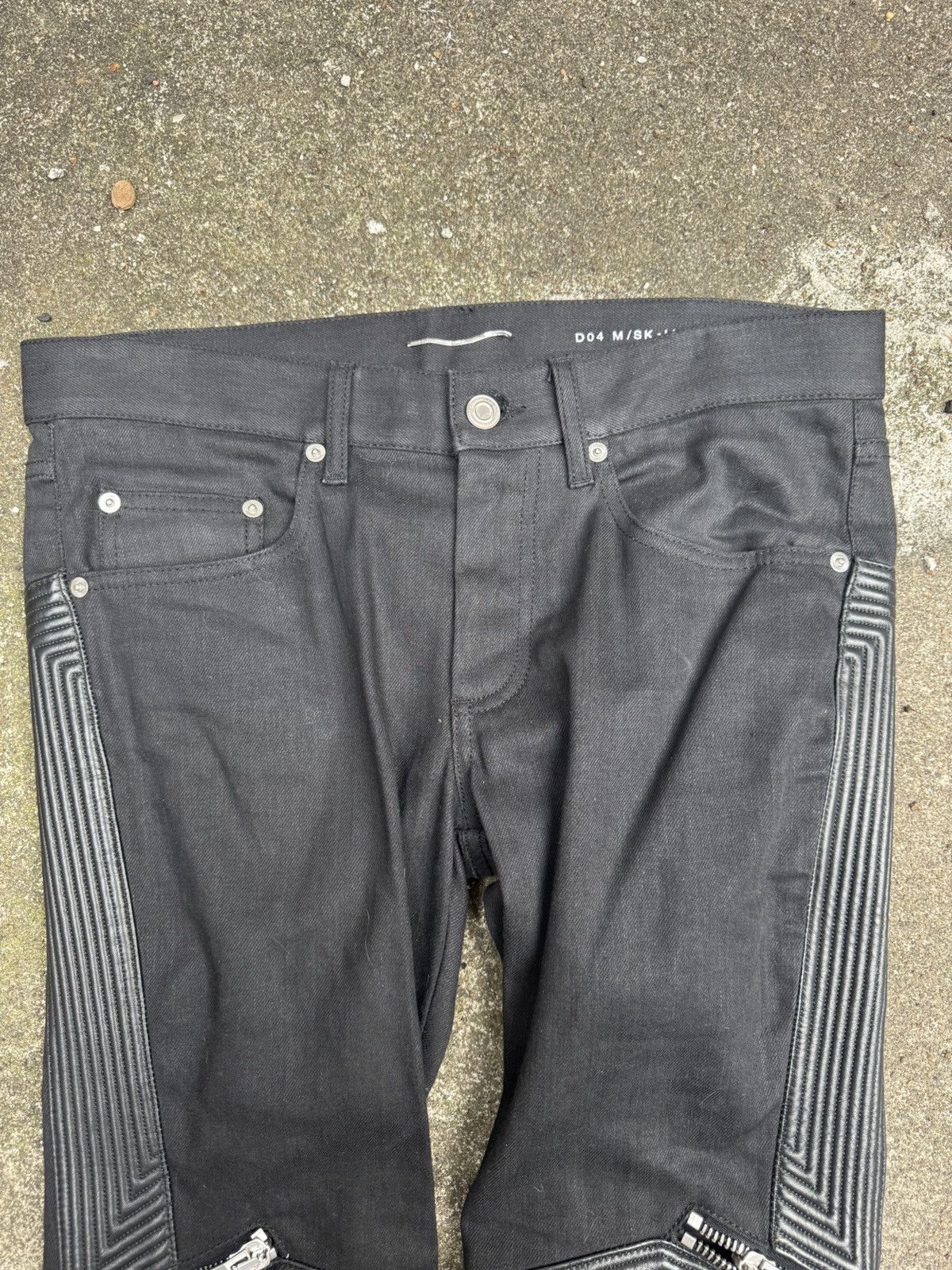 Saint Laurent Paris Saint Laurent D02 Moto Zipper Denim Size US 30 / EU 46 - 4 Thumbnail
