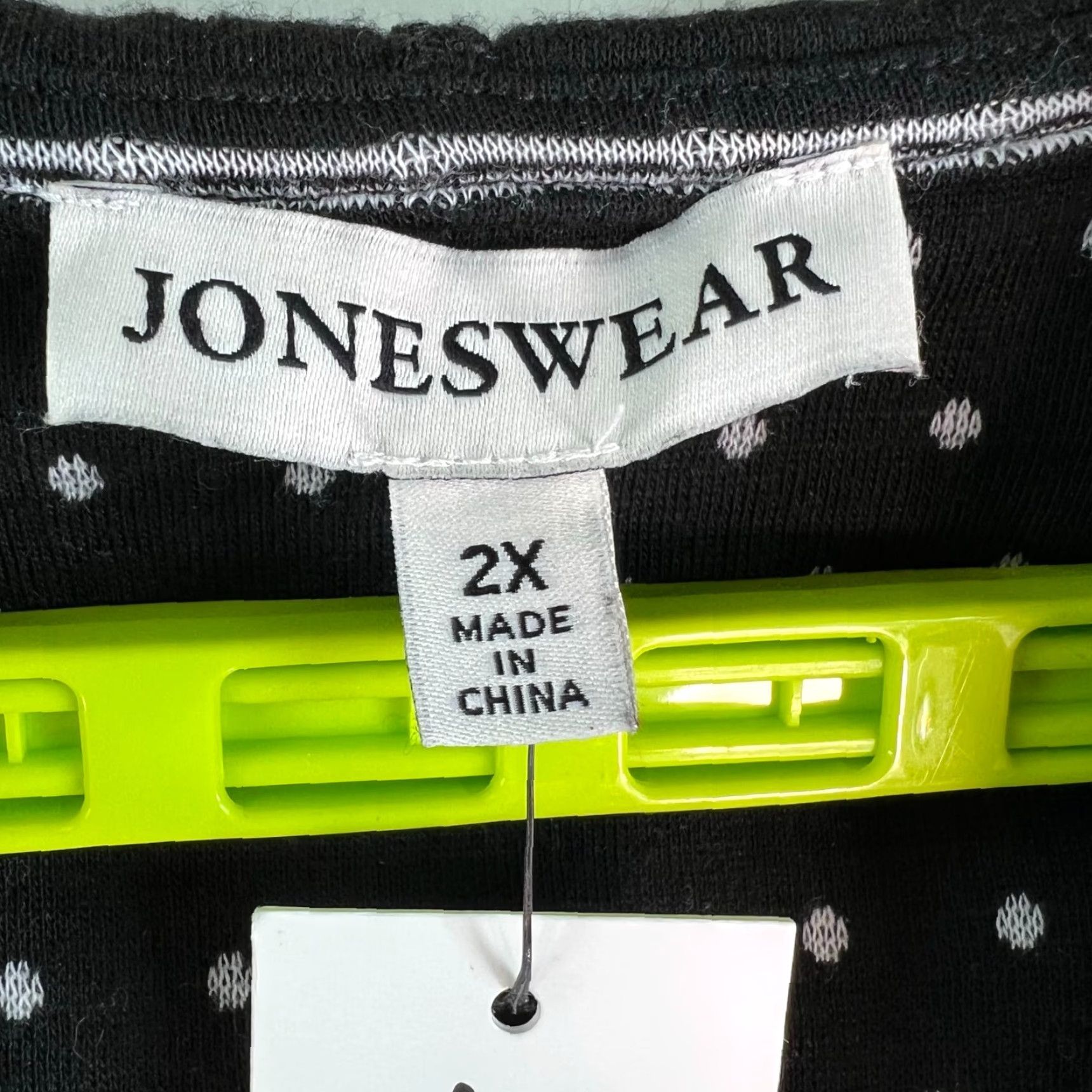 Vintage Joneswear Cardigan Womens 2XL Black White Drape Wrap Vest Size XXL / US 16-18 / IT 52-54 - 4 Thumbnail