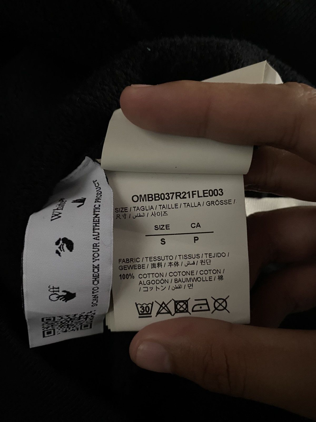 Off-White Off-White Men’s SS21 Hand Off Logo Size US S / EU 44-46 / 1 - 8 Thumbnail