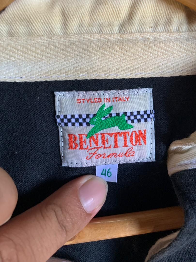 Vintage e34 Vintage Benetton Formula 1 Racing Team Size US L / EU 52-54 / 3 - 9 Thumbnail