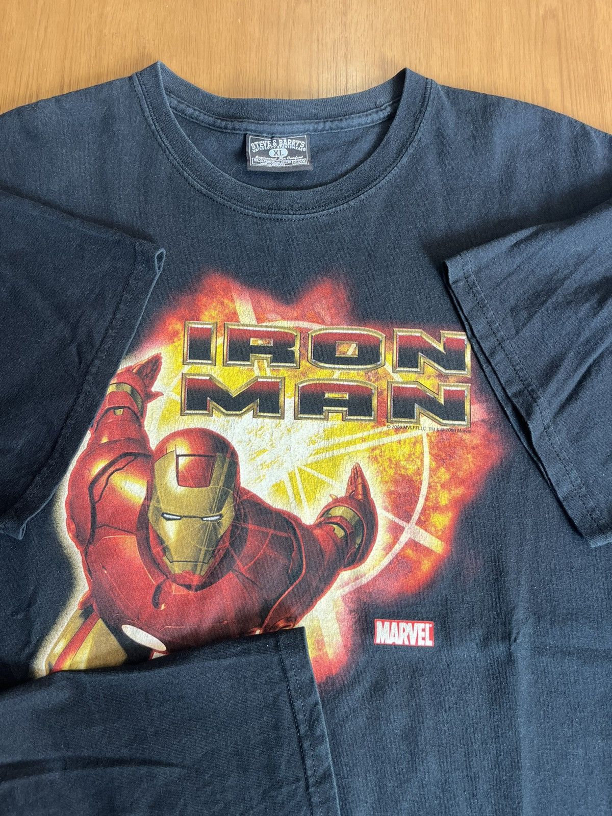 Marvel Comics Vintage IRON MAN promo Film 2008’s Marvel Tshirt Size US XL / EU 56 / 4 - 7 Thumbnail