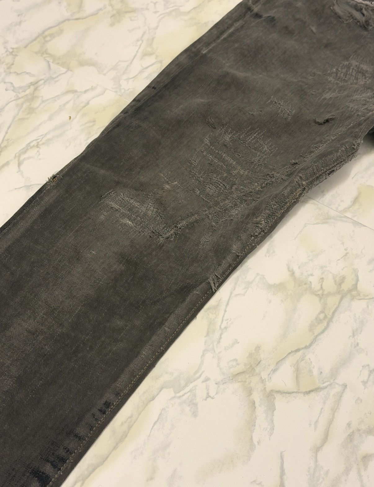 Rick Owens Drkshdw Rick Owens Hogwash Detroit Cut Denim Size US 29 - 8 Thumbnail