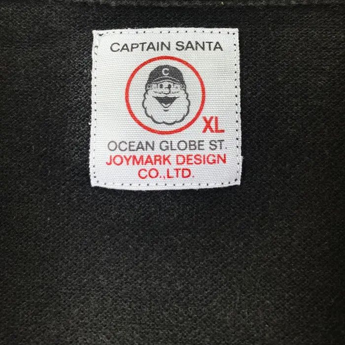 Vintage Vintage CAPTAIN SANTA FRIENDS Ocean Polo Tee Shirt Size XL / US 12-14 / IT 48-50 - 7 Thumbnail