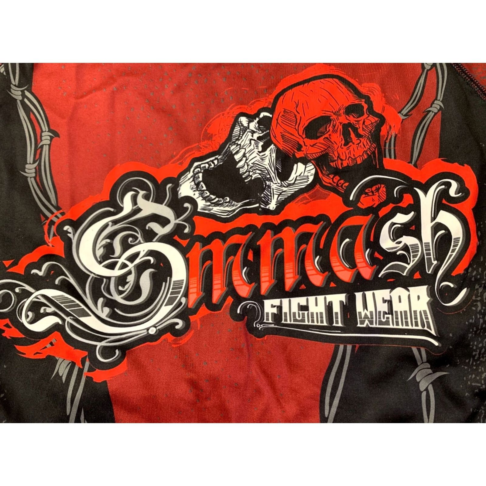 X-LARGE Smash Shirt Men XL Red and Black Fight Style Short Sleeve Jersey Tee XL Shirt Mens Red/Black Smash Fight Shirt XL Men Size US XL / EU 56 / 4 - 4 Thumbnail