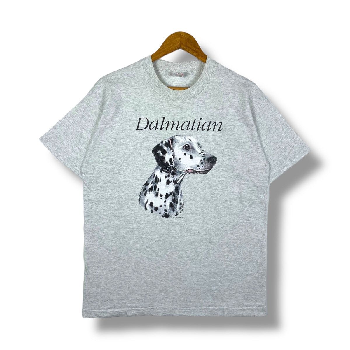 Vintage Vintage 90's DALMATIAN Dog Air Waves Graphic Tee Shirt Large Size US L / EU 52-54 / 3 - 1 Thumbnail