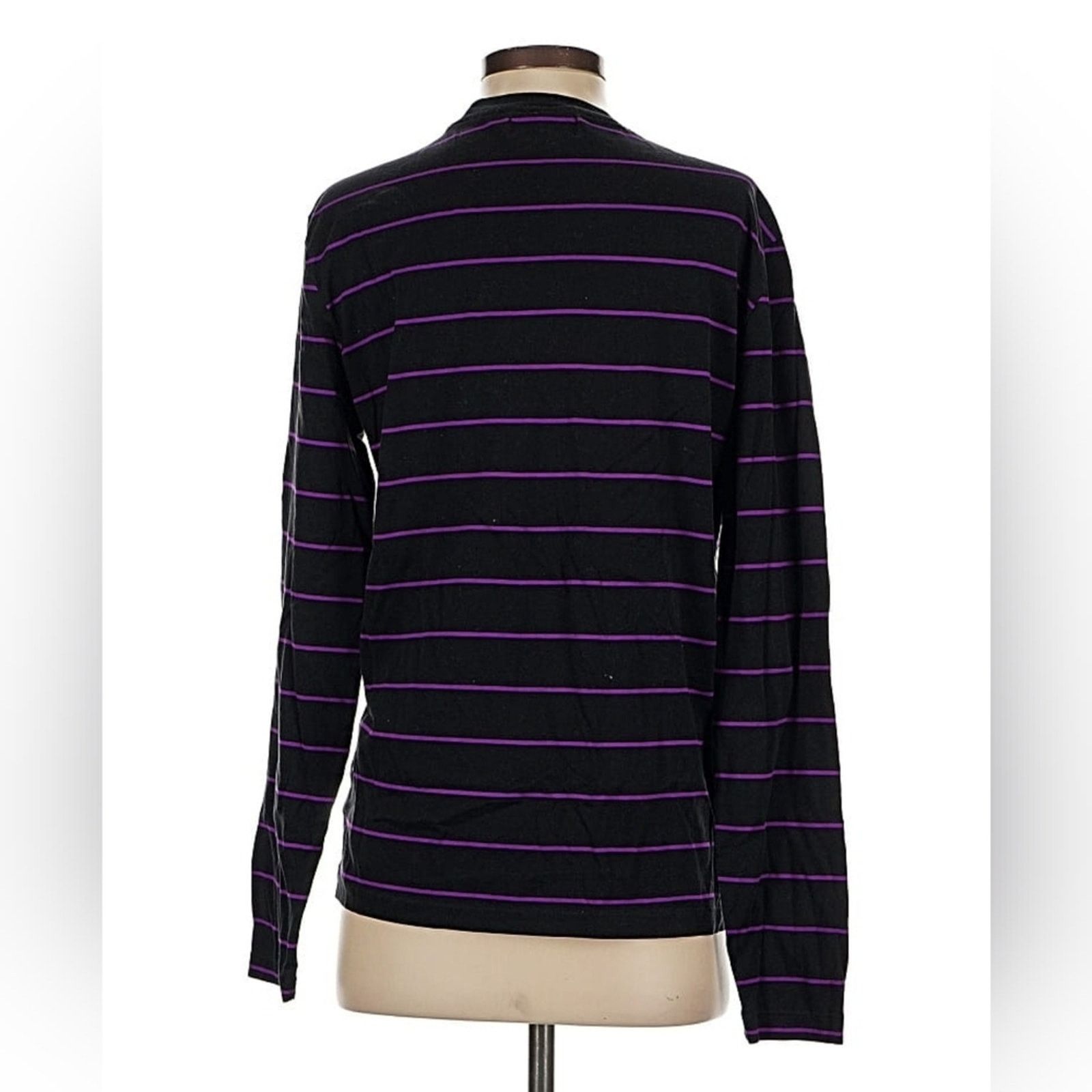 Polo Ralph Lauren VINTAGE Polo Ralph Lauren Shirt Mens Purple Black Striped Sm Size US S / EU 44-46 / 1 - 5 Thumbnail