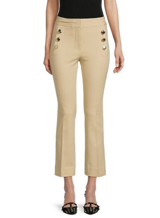 Derek Lam 10 Crosby Derek Lam 10 Crosby Robyn Sailor Flare Trousers Beige 6 Size 28" / US 6 / IT 42 - 1 Thumbnail