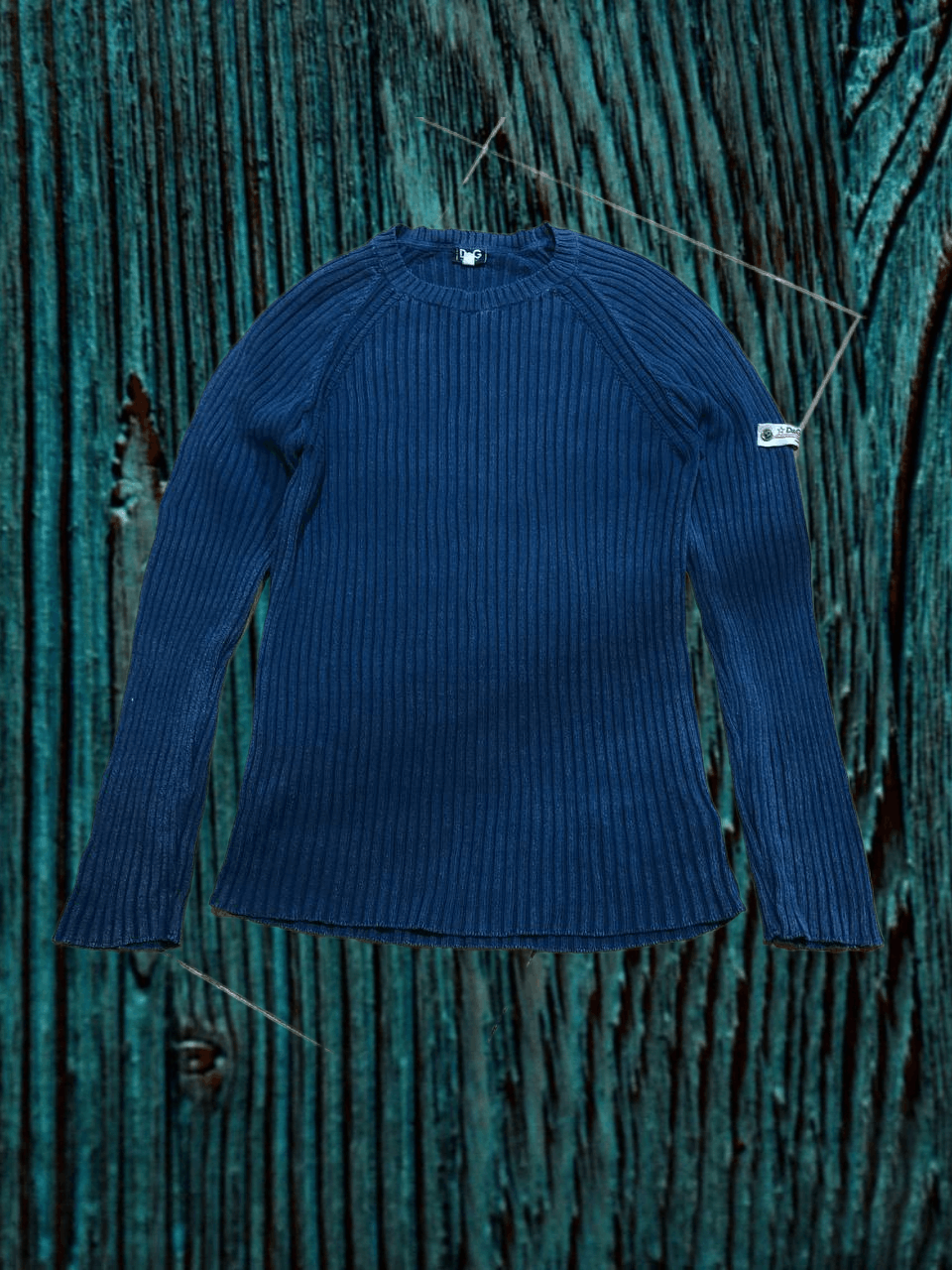Dolce & Gabbana Vintage Mens luxury sweater Dolce Gabbana faded Size US L / EU 52-54 / 3 - 1 Thumbnail