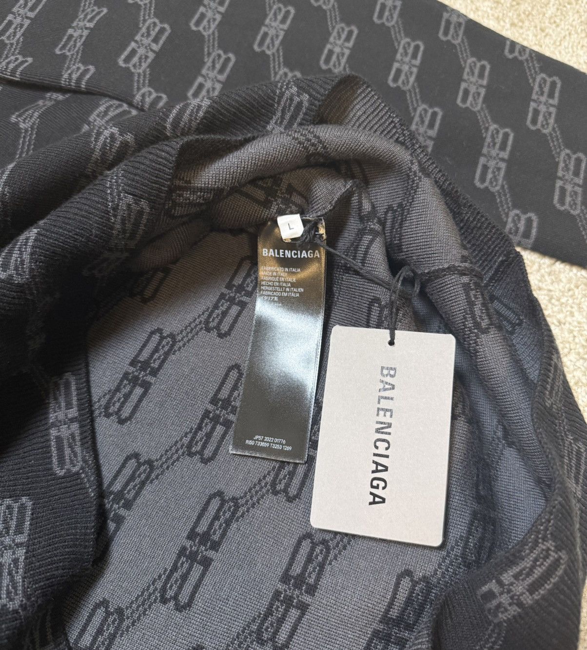 Balenciaga Balenciaga BB Monogram Wool Knit Sweater Size US XL / EU 56 / 4 - 4 Thumbnail