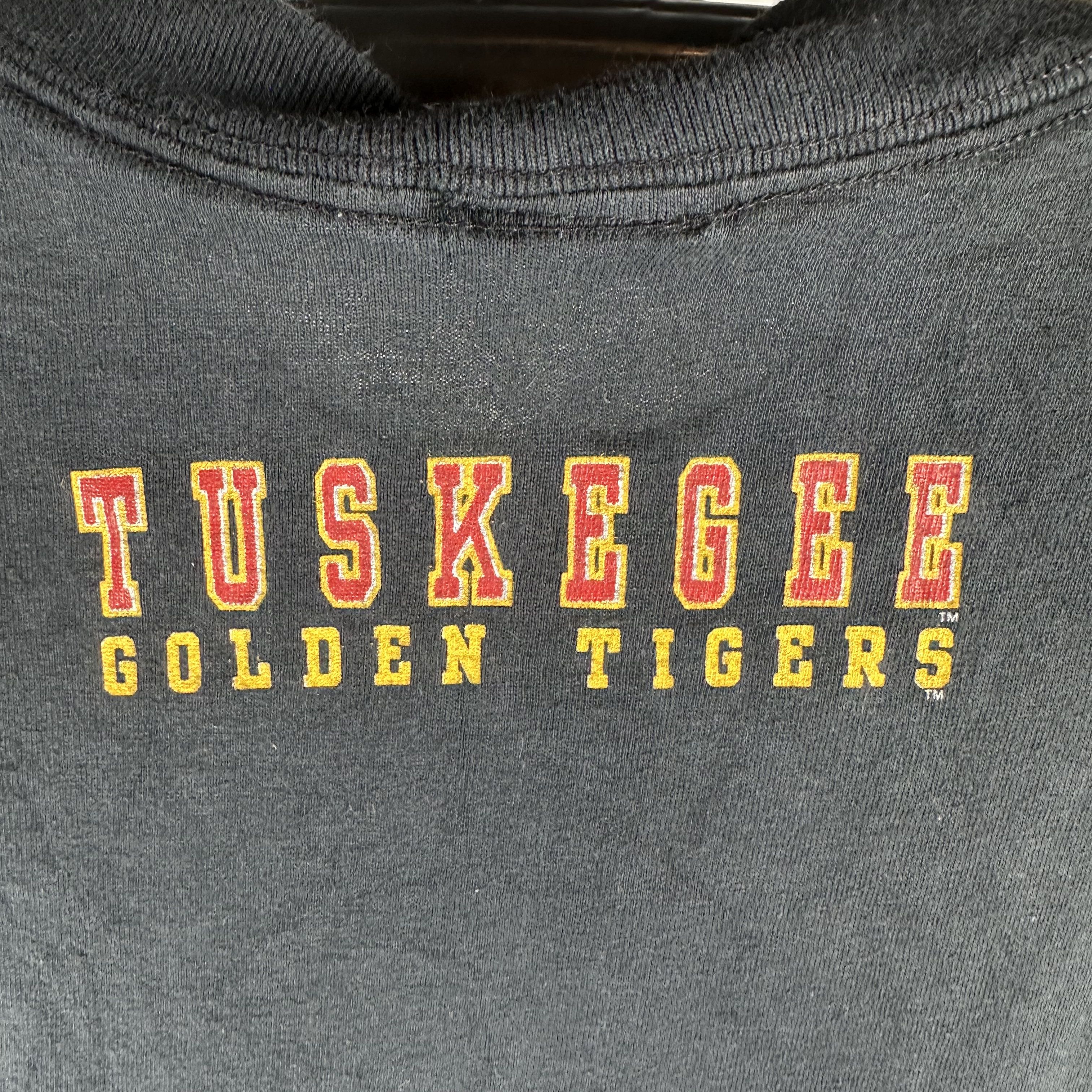 Vintage ​1994 Tuskegee Golden Tigers NCAA Mascot Shattered T-shirt Size US XL / EU 56 / 4 - 5 Thumbnail