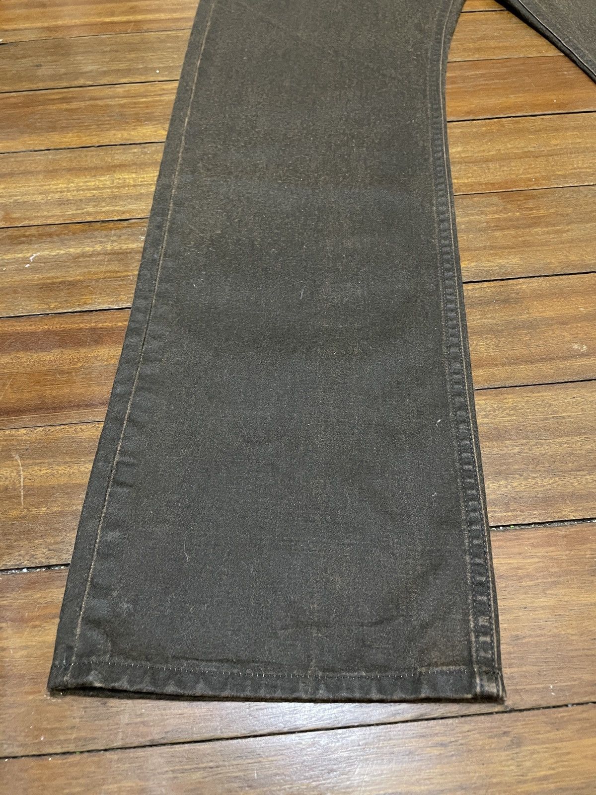 Japanese Brand × Vintage Rare Vintage Japanese Brand Root Three Waxed Pants 2000s Size US 28 / EU 44 - 5 Thumbnail