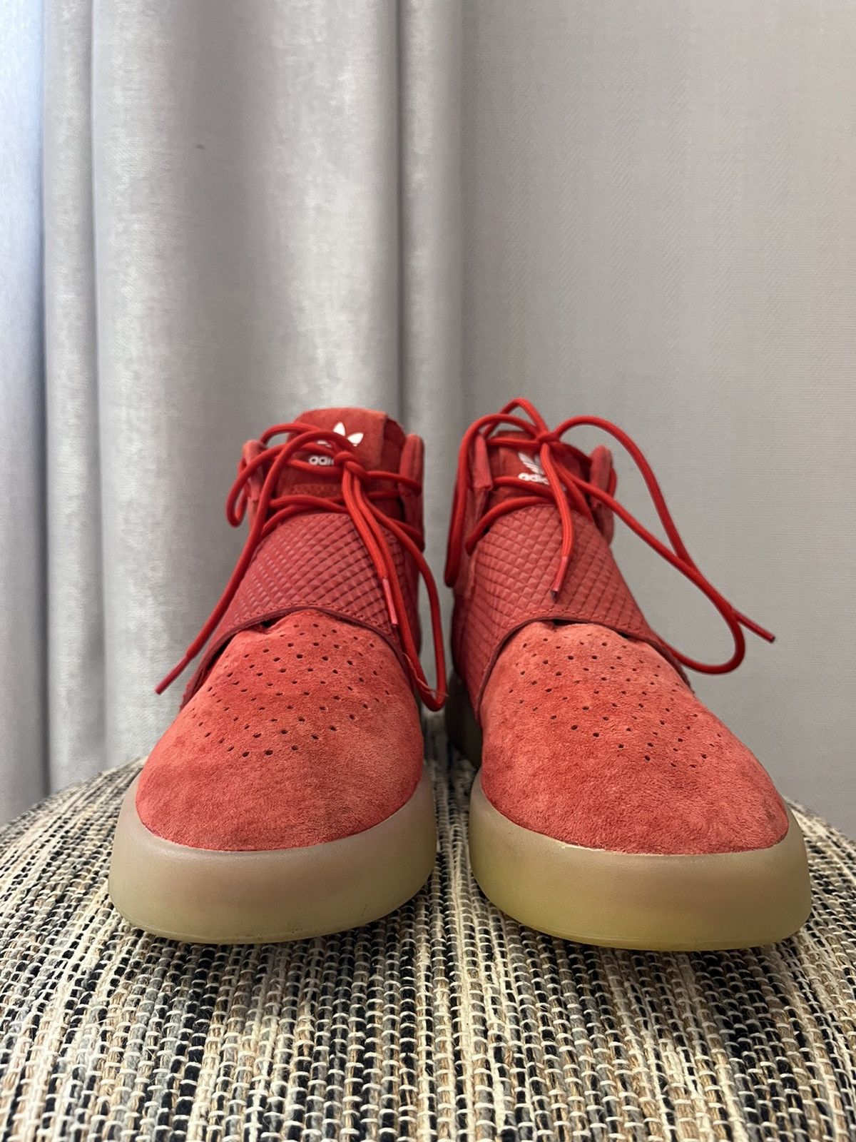Adidas × Vintage Adidas Tubular red sneakers Size US 8 / EU 41 - 5 Thumbnail