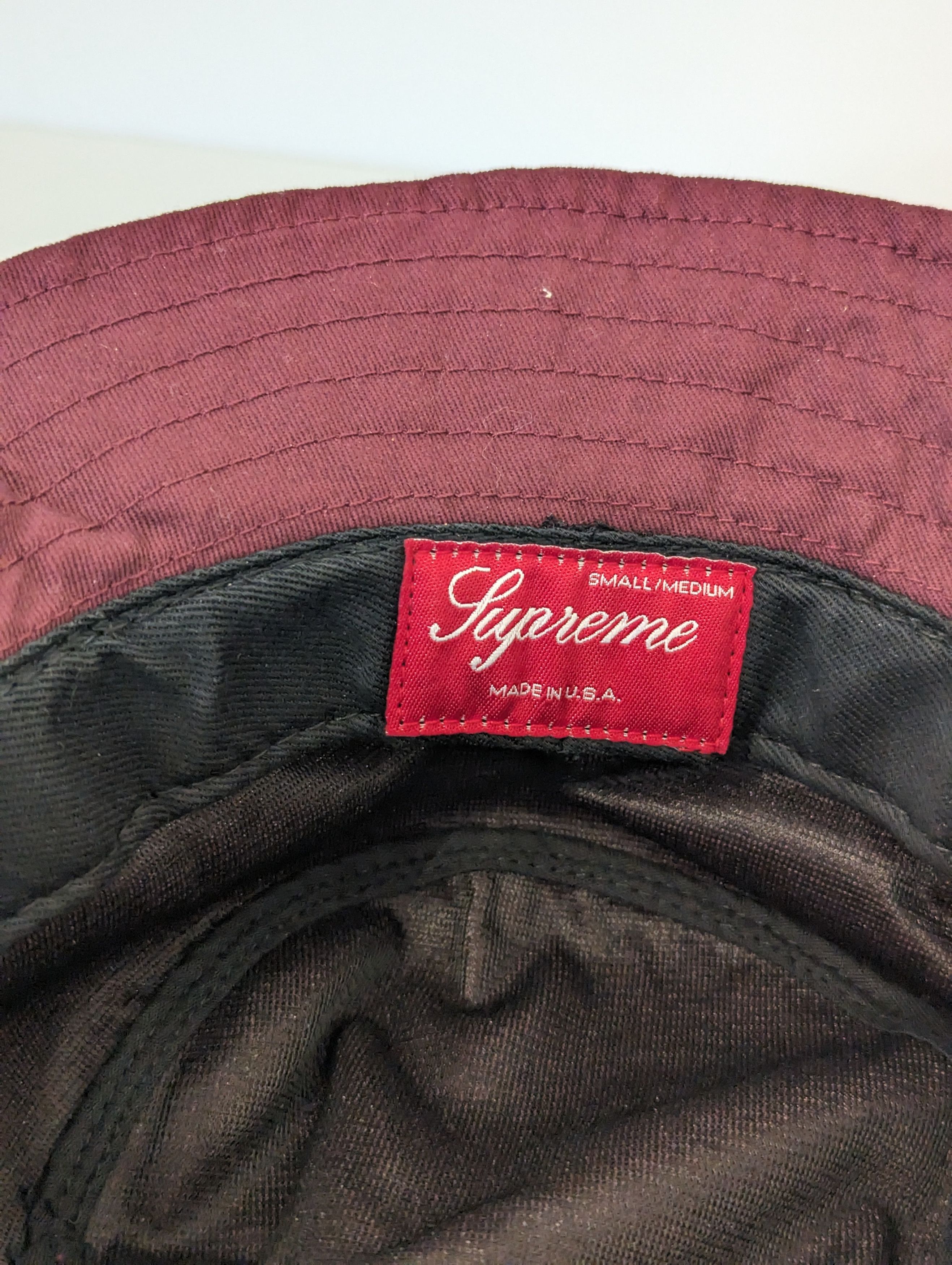 Supreme Supreme x World Famous University Crusher Bucket Hat Size ONE SIZE - 8 Thumbnail