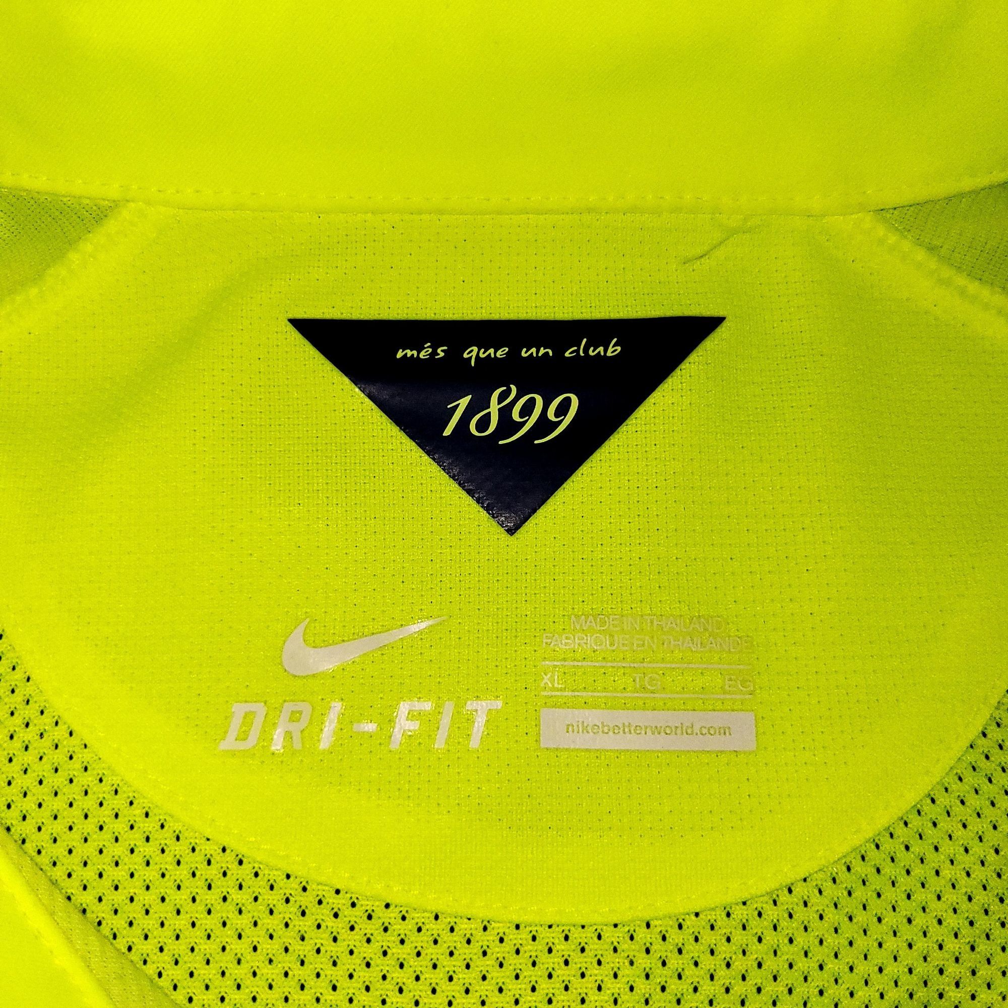 Nike Neymar Barcelona 2014 2015 PLAYER ISSUE Soccer Jersey XL Size US XL / EU 56 / 4 - 7 Thumbnail