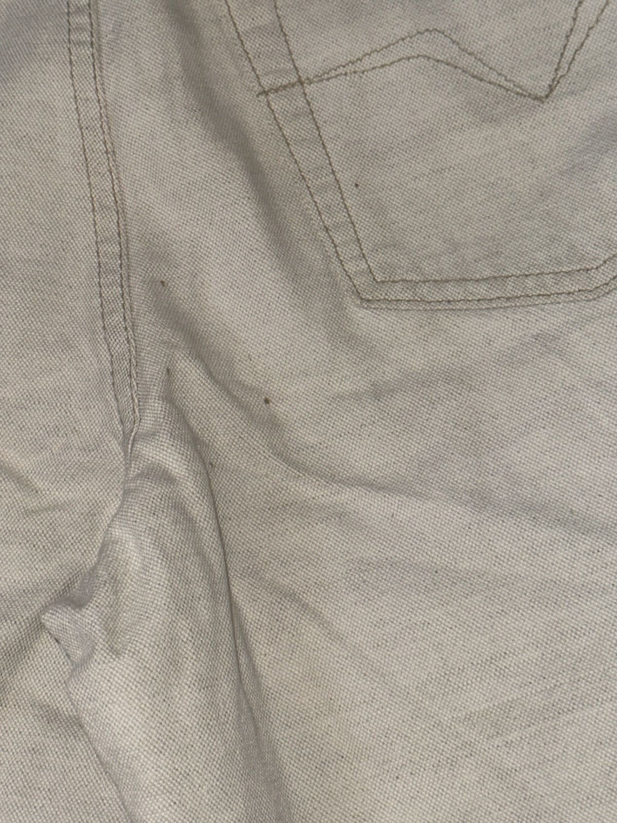Versace Vintage Light Beige Cotton Linen Jeans Size US 32 / EU 48 - 5 Thumbnail