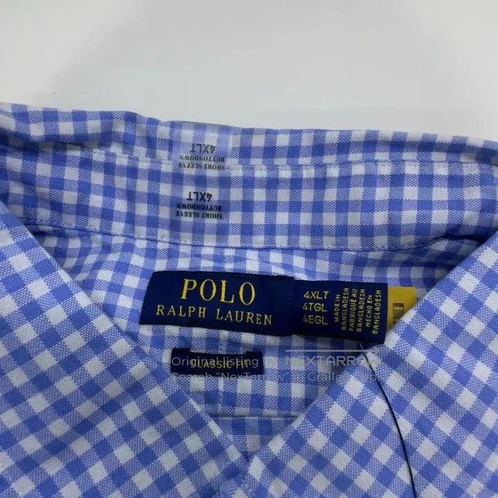 Polo Ralph Lauren Polo Ralph Lauren Check Short Sleeve Shirt. Size US XL / EU 56 / 4 - 6 Thumbnail