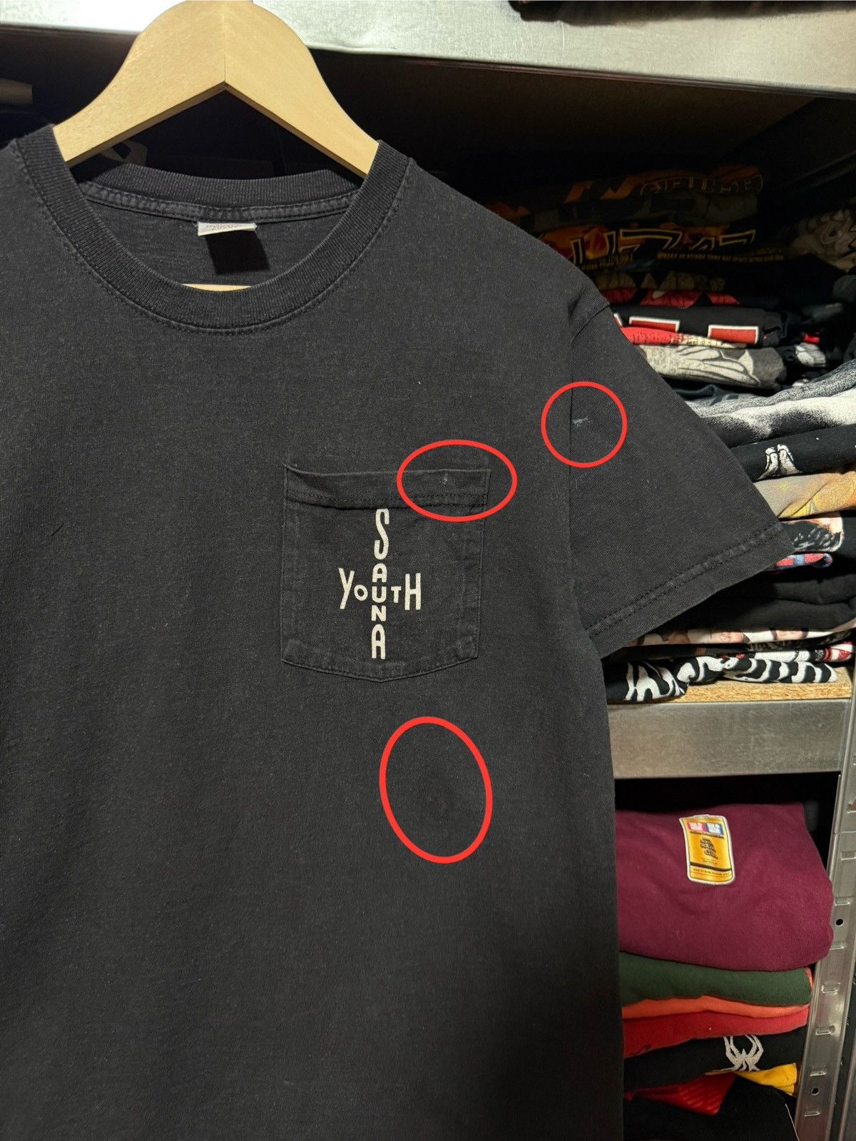 Band Tees Vintage 2000’s Sauna Youth Rock Band T-Shirt Y2K Hype Size US M / EU 48-50 / 2 - 6 Thumbnail