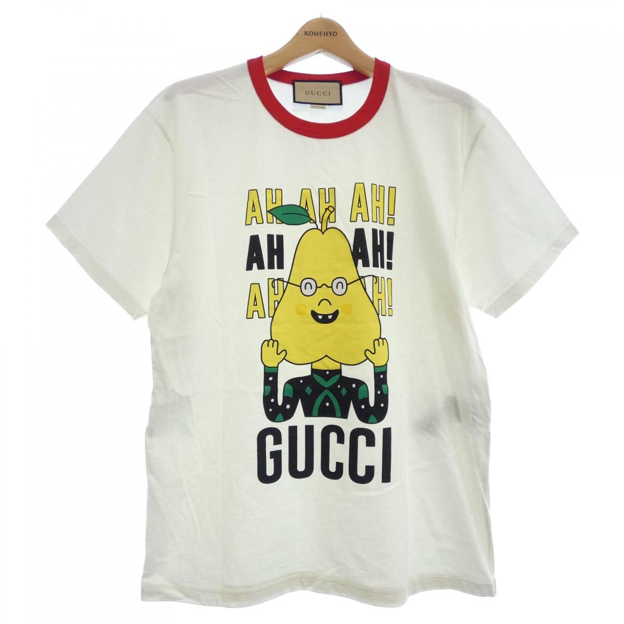 Gucci Gucci Gucci Cotton T Shirt Textile T-Shirts 703439XJEIY DUTY FREE for USA Size ONE SIZE - 1 Thumbnail