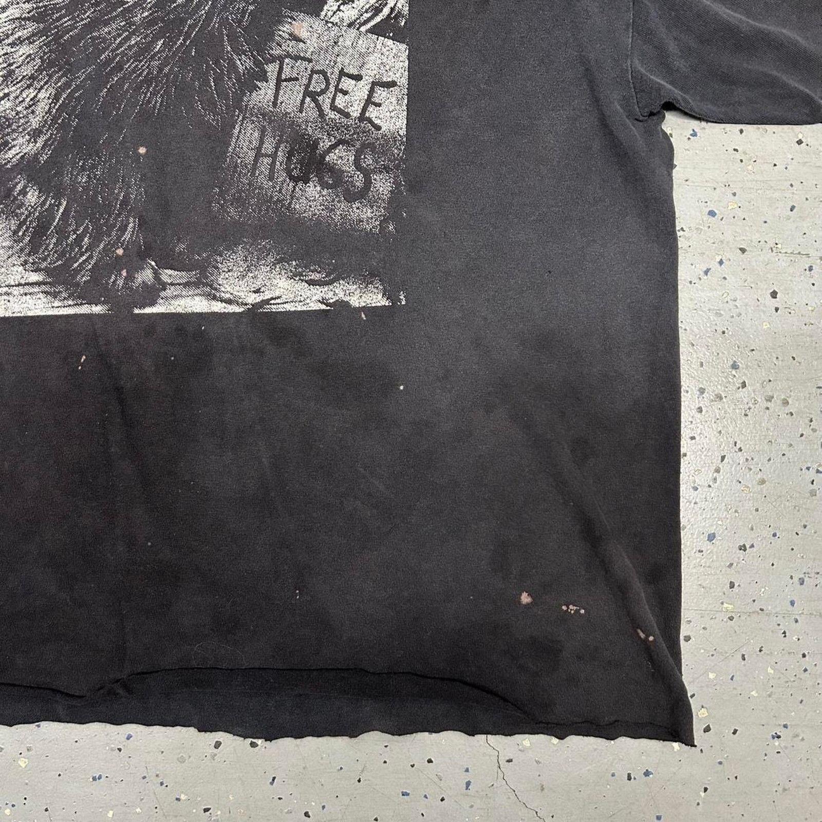 Other Y2K Black and white free hugs graphic crop tee Size XL / US 12-14 / IT 48-50 - 3 Thumbnail