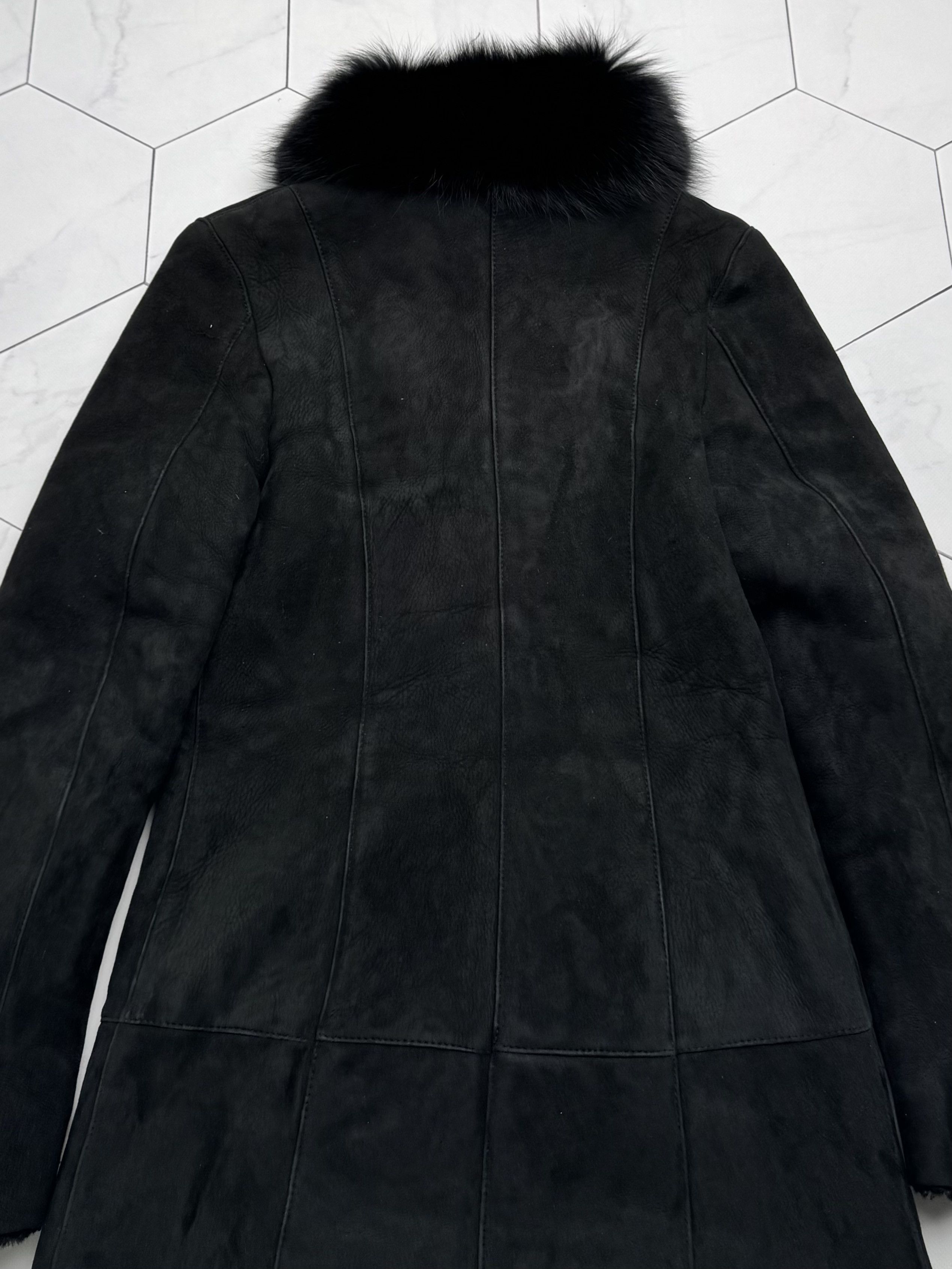 Vintage Vintage Real Sheepskin Asymmetry Coat (B550) Size S / US 4 / IT 40 - 17 Thumbnail
