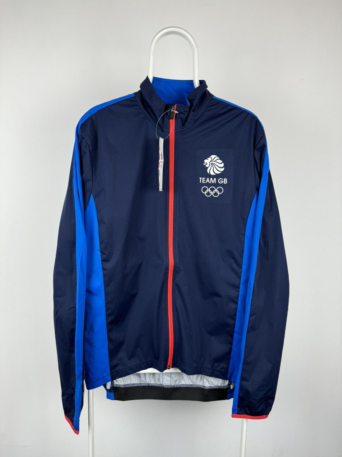 Vintage Team GB Lightweight Jacket Cycling Fill Zip Size US XL / EU 56 / 4 - 1 Thumbnail