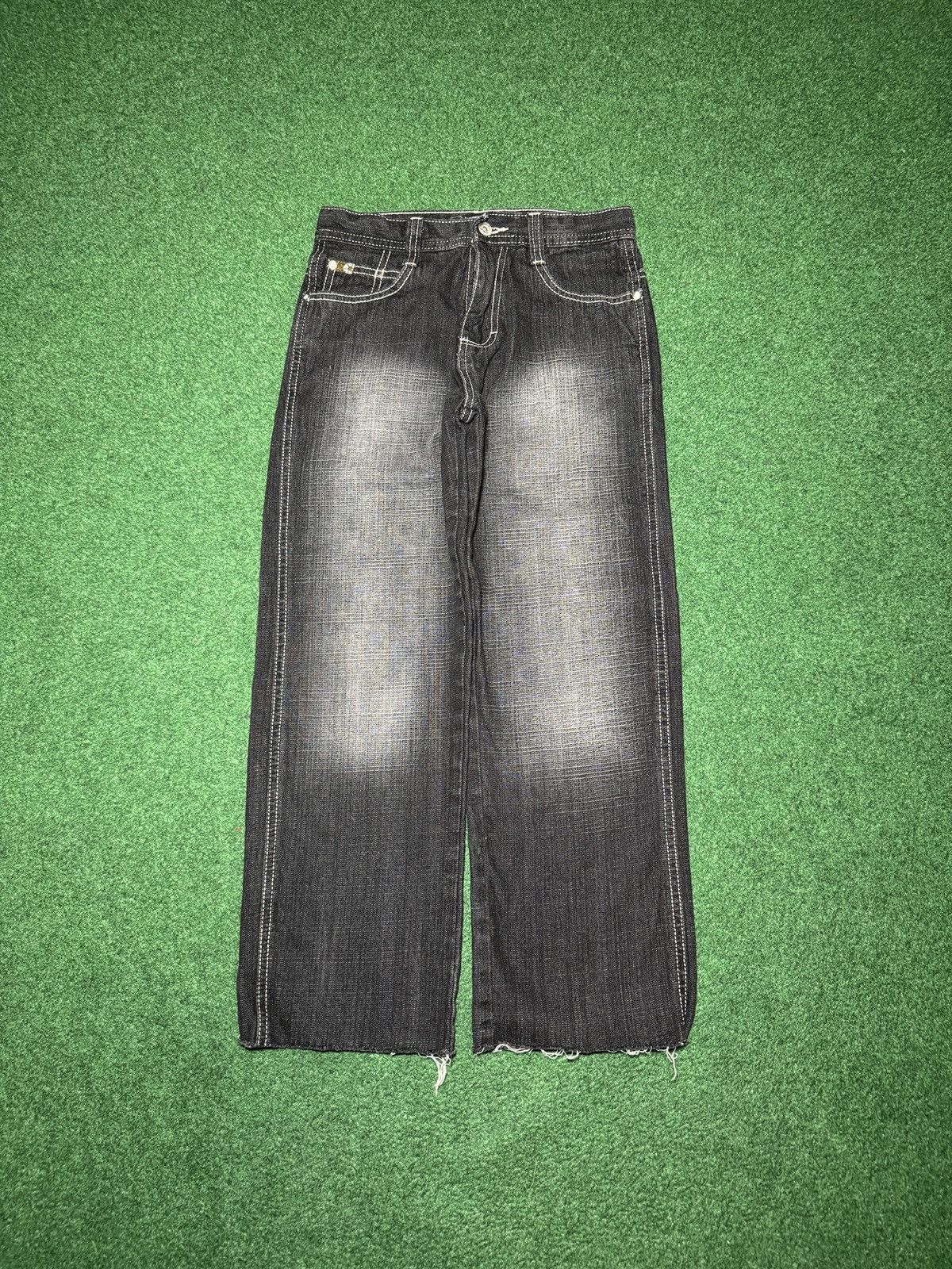 Southpole Y2K Southpole Baggy Hip Hop Grunge 27x25 Black Jeans Size 27" / US 4 / IT 40 - 3 Thumbnail