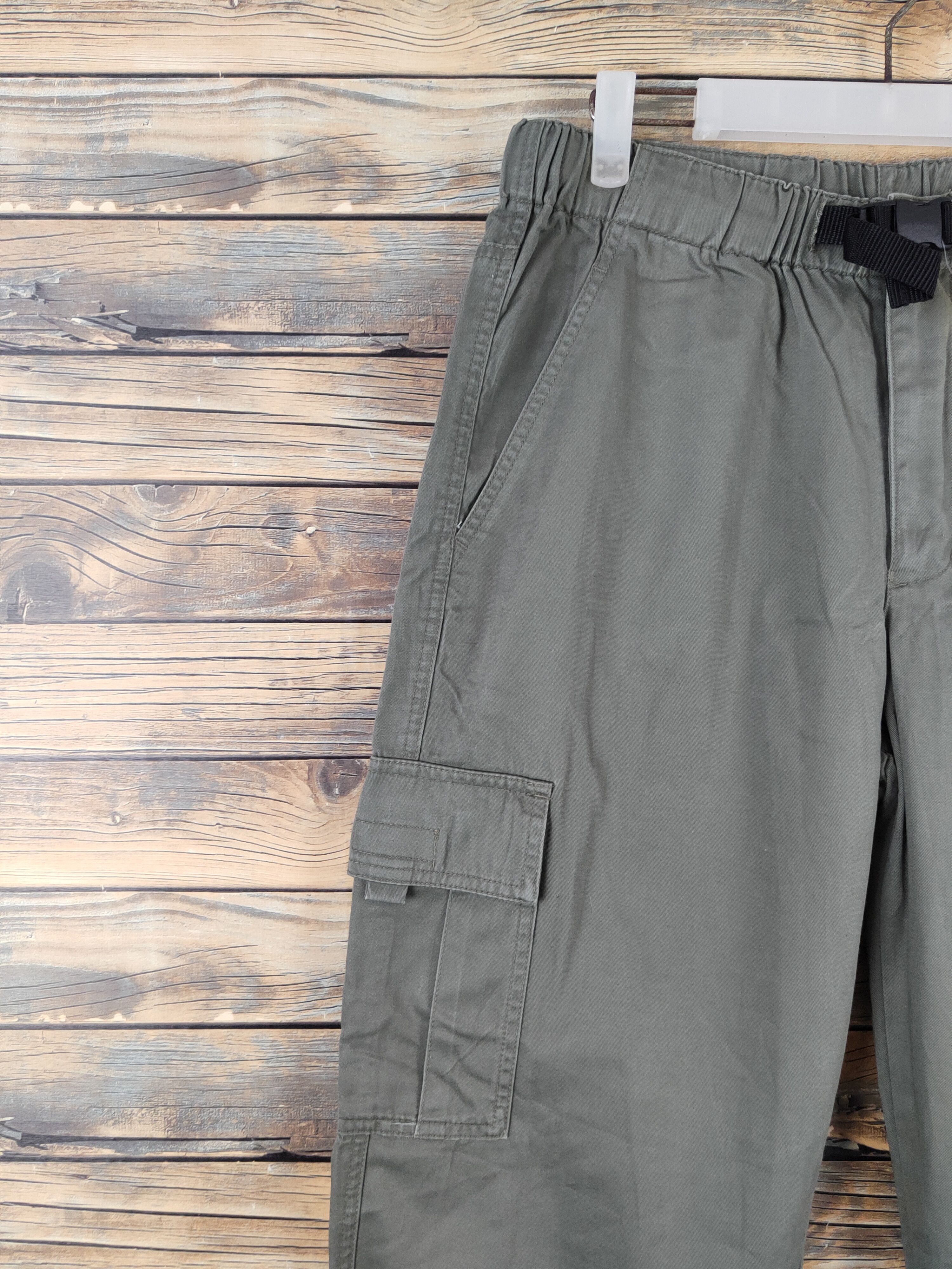 Japanese Brand Uniqlo Green Multipocket Tactical Cargo Pants #W1023 Size US 31 - 3 Thumbnail