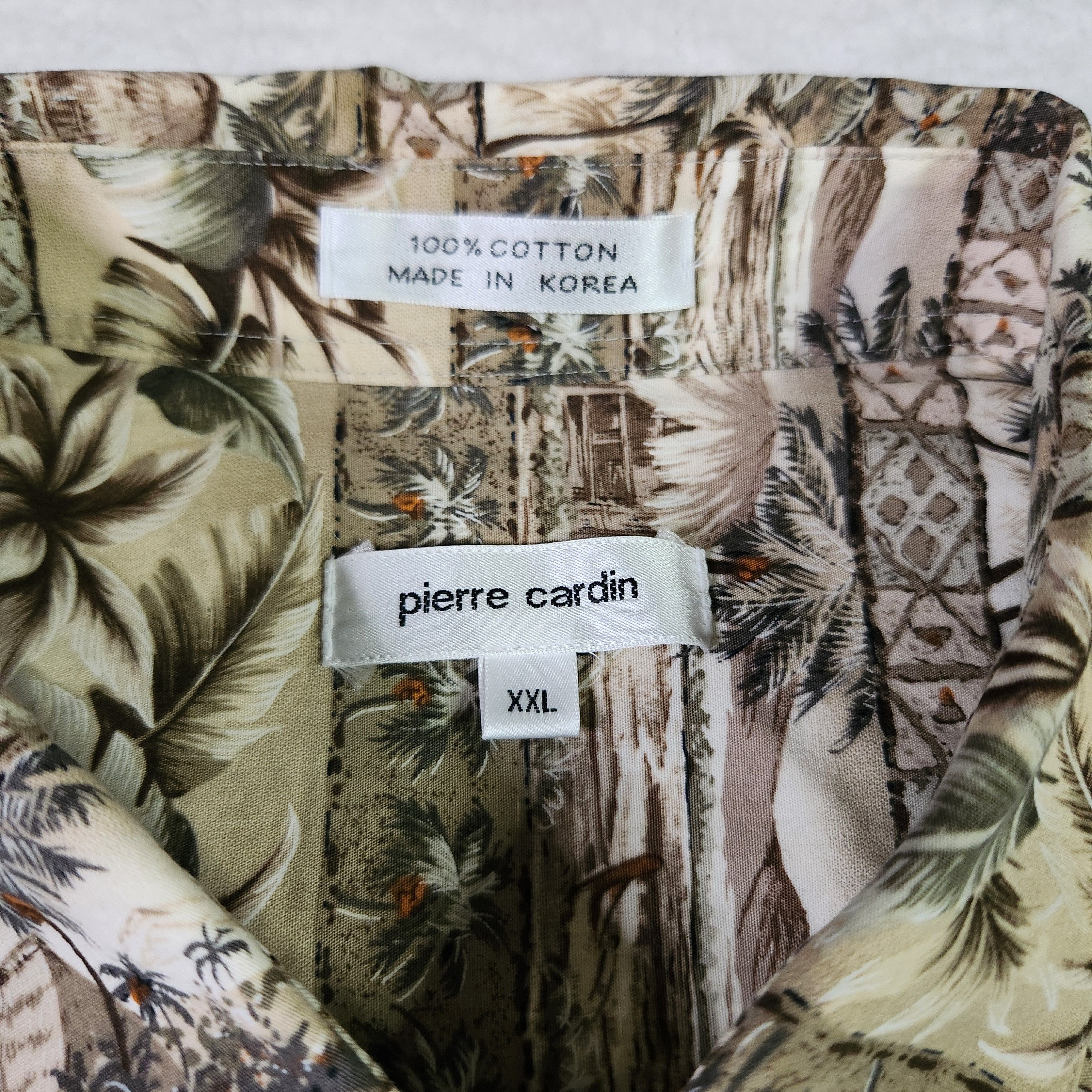 Pierre Cardin Pierre Cardin VINTAGE Hawaiian Shirt XXL Floral Short Sleeve Size US XXL / EU 58 / 5 - 5 Thumbnail