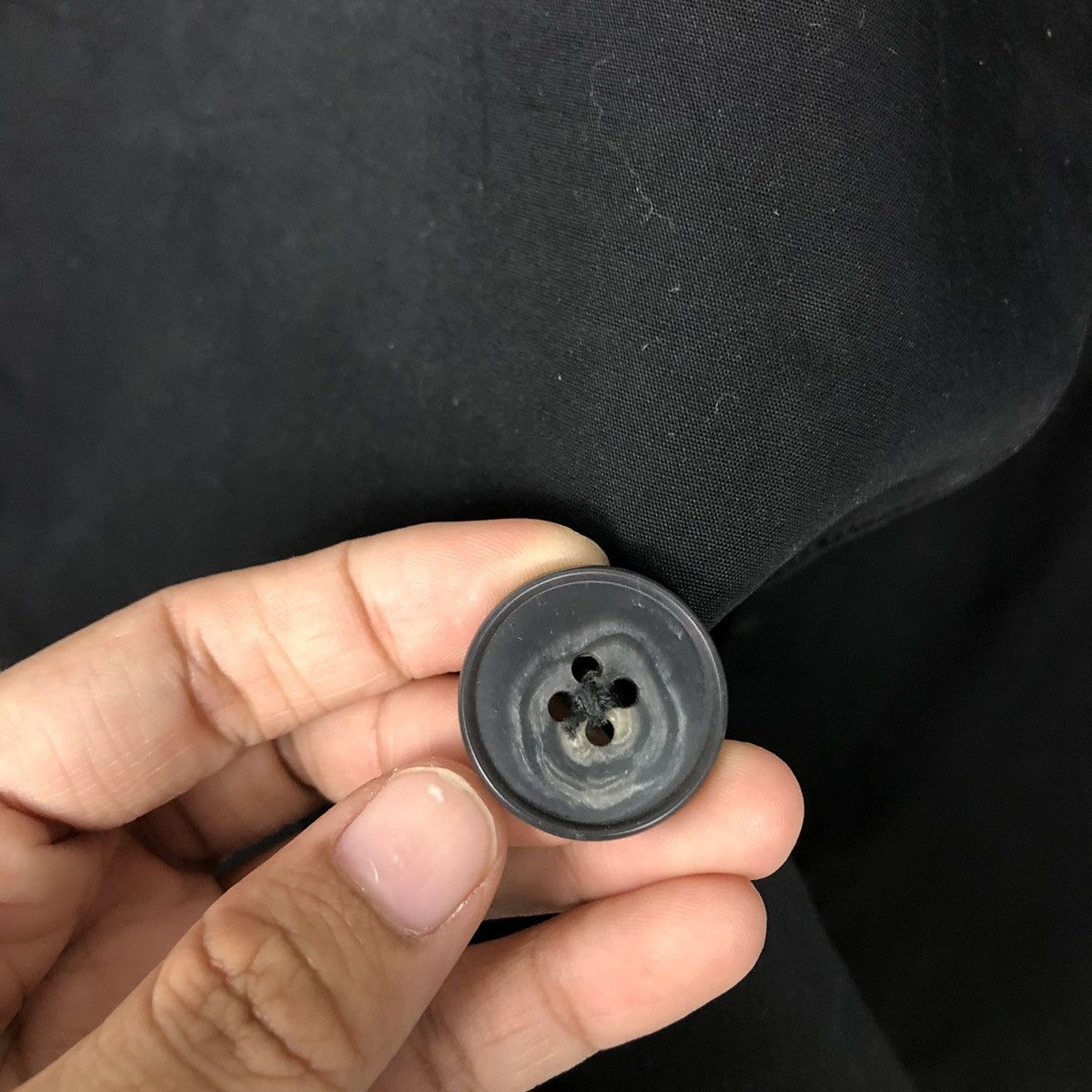 Japanese Brand SHIPS Archival Noir Tech-Twill Overcoat Issey Miyake Size US M / EU 48-50 / 2 - 18 Thumbnail